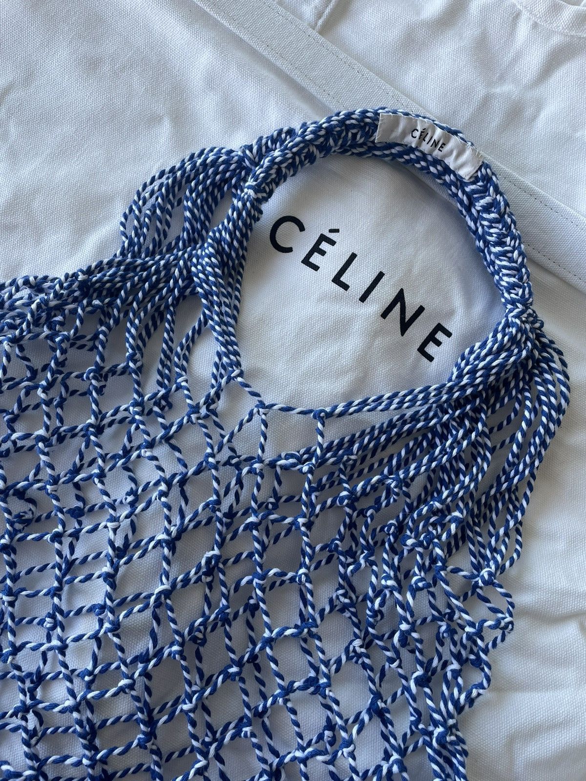 Celine Rare New Celine VIP Gift Limited Edition Fishnet Tote Bag Size ONE SIZE - 12 Thumbnail