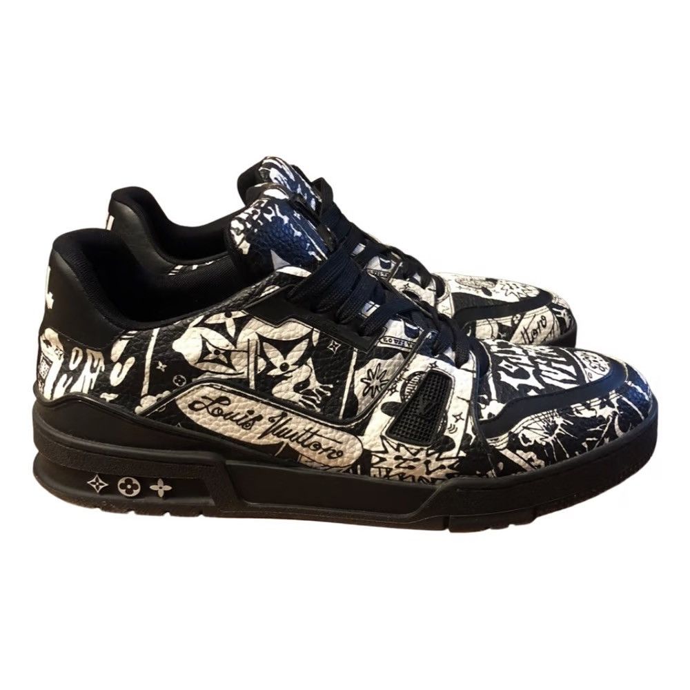 Classics! Louis Vuitton LV Trainer '54' BLACK WHITE SNEAKER