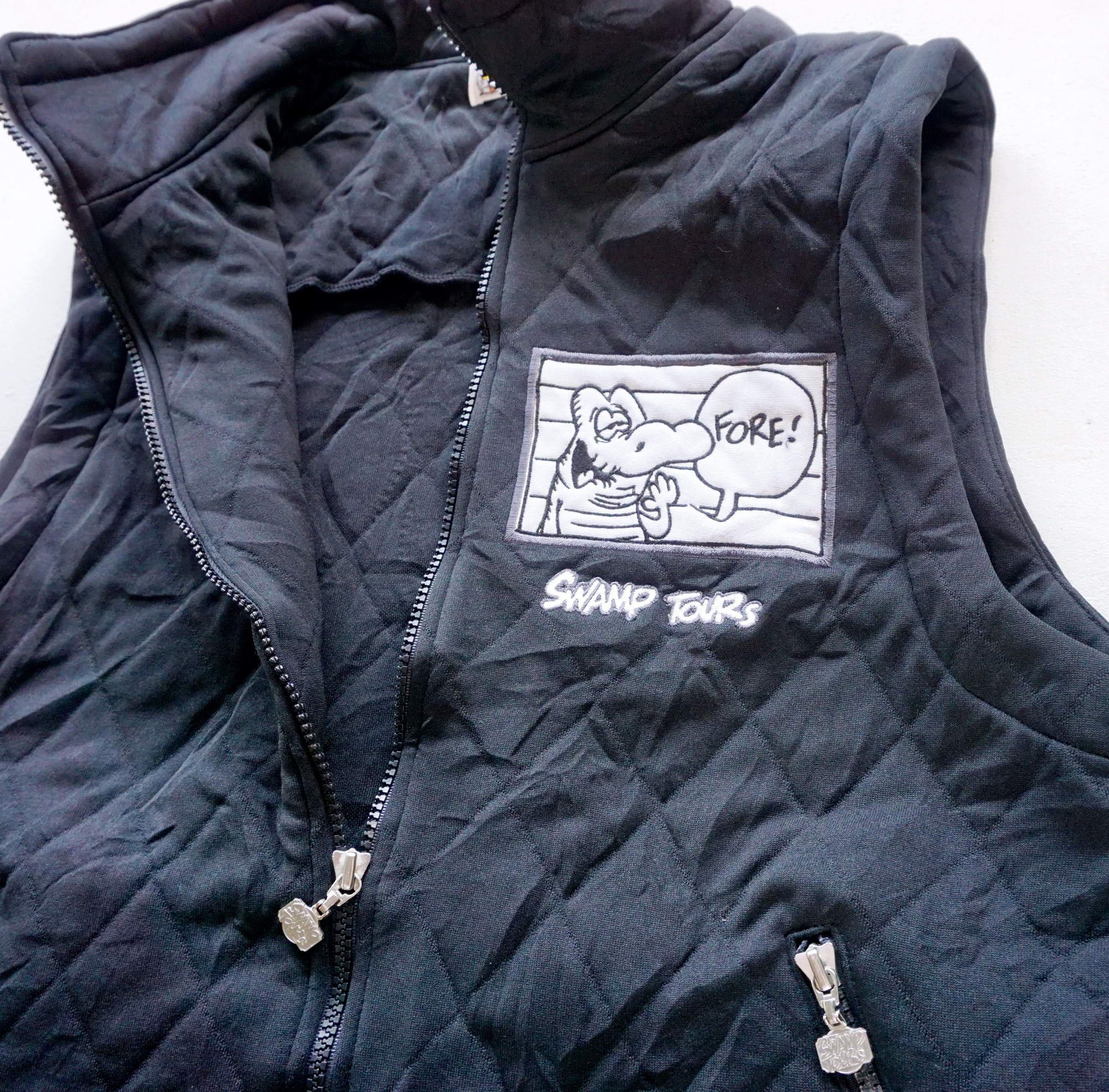 Japanese Brand SWAMP TOURS Comic Strips Quilted Vest Size US M / EU 48-50 / 2 - 3 Thumbnail