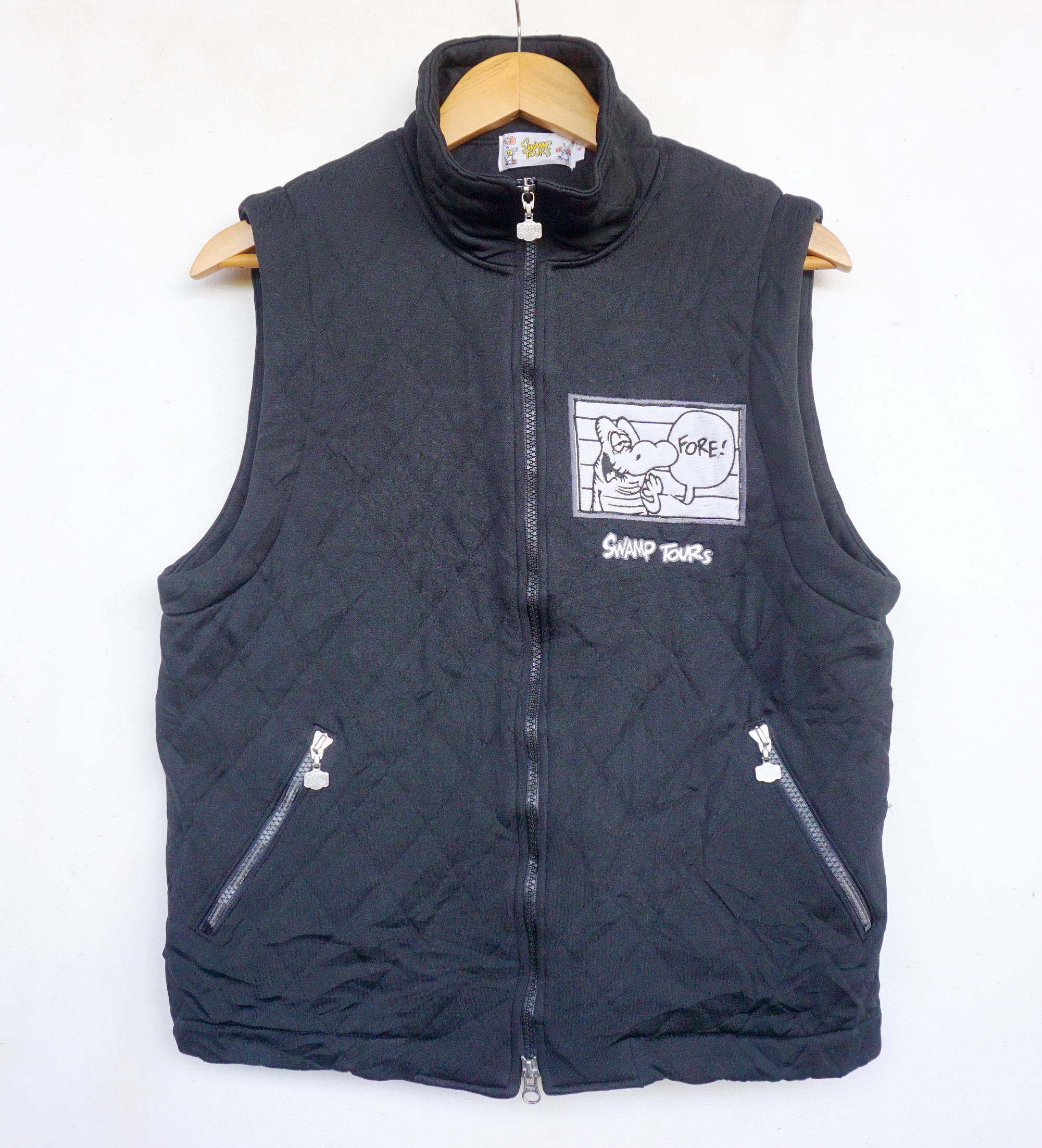 Japanese Brand SWAMP TOURS Comic Strips Quilted Vest Size US M / EU 48-50 / 2 - 15 Thumbnail