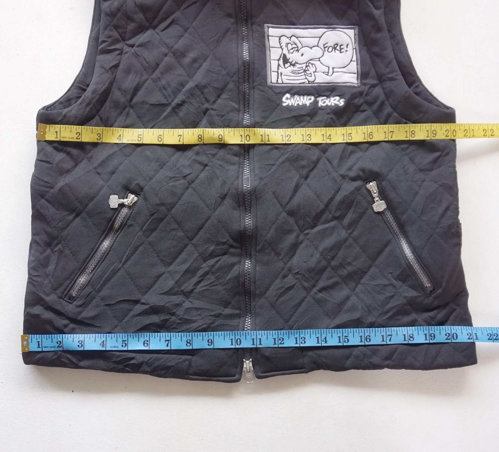 Japanese Brand SWAMP TOURS Comic Strips Quilted Vest Size US M / EU 48-50 / 2 - 13 Thumbnail