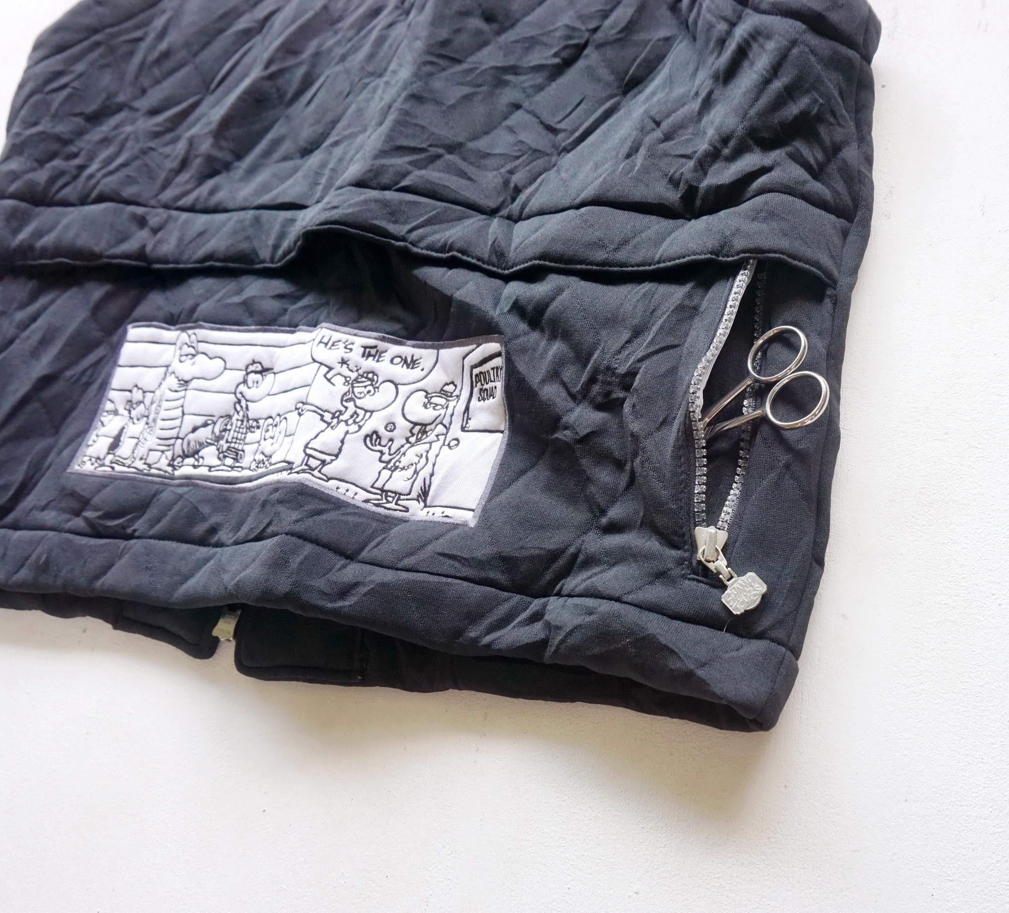 Japanese Brand SWAMP TOURS Comic Strips Quilted Vest Size US M / EU 48-50 / 2 - 7 Thumbnail