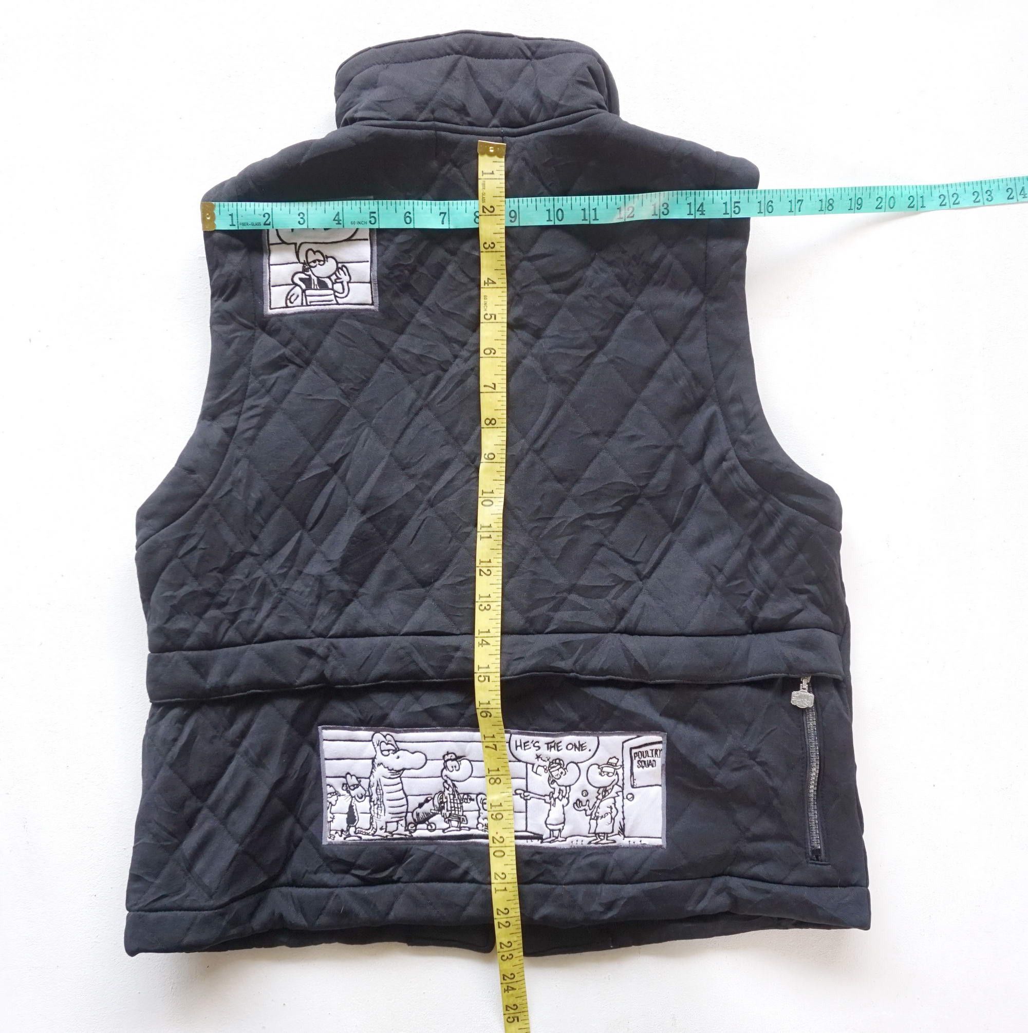 Japanese Brand SWAMP TOURS Comic Strips Quilted Vest Size US M / EU 48-50 / 2 - 14 Thumbnail