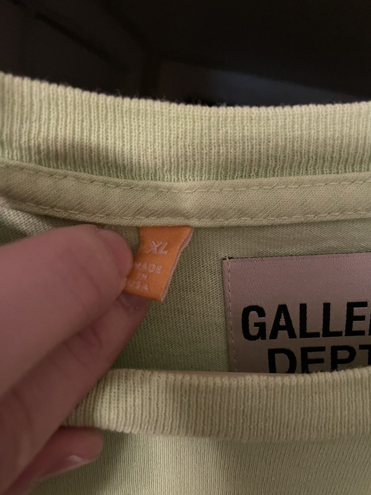 Gallery Dept. Gallery dept Souvenir shirt green xl Size US XL / EU 56 / 4 - 4 Thumbnail