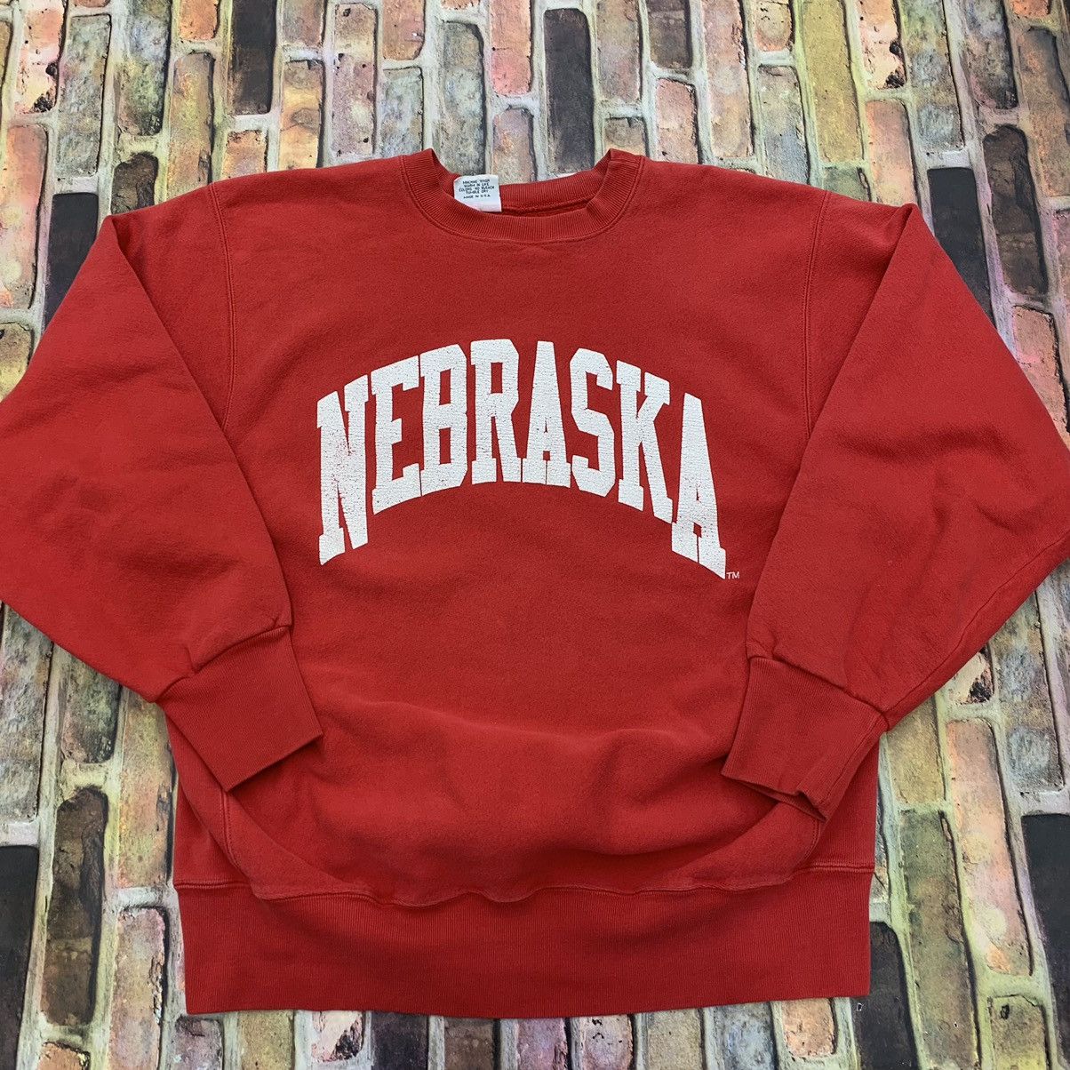 Vintage Vintage Nebraska sweatshirt Size US XL / EU 56 / 4 - 1 Thumbnail