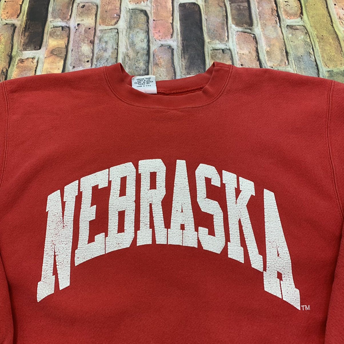 Vintage Vintage Nebraska sweatshirt Size US XL / EU 56 / 4 - 3 Thumbnail