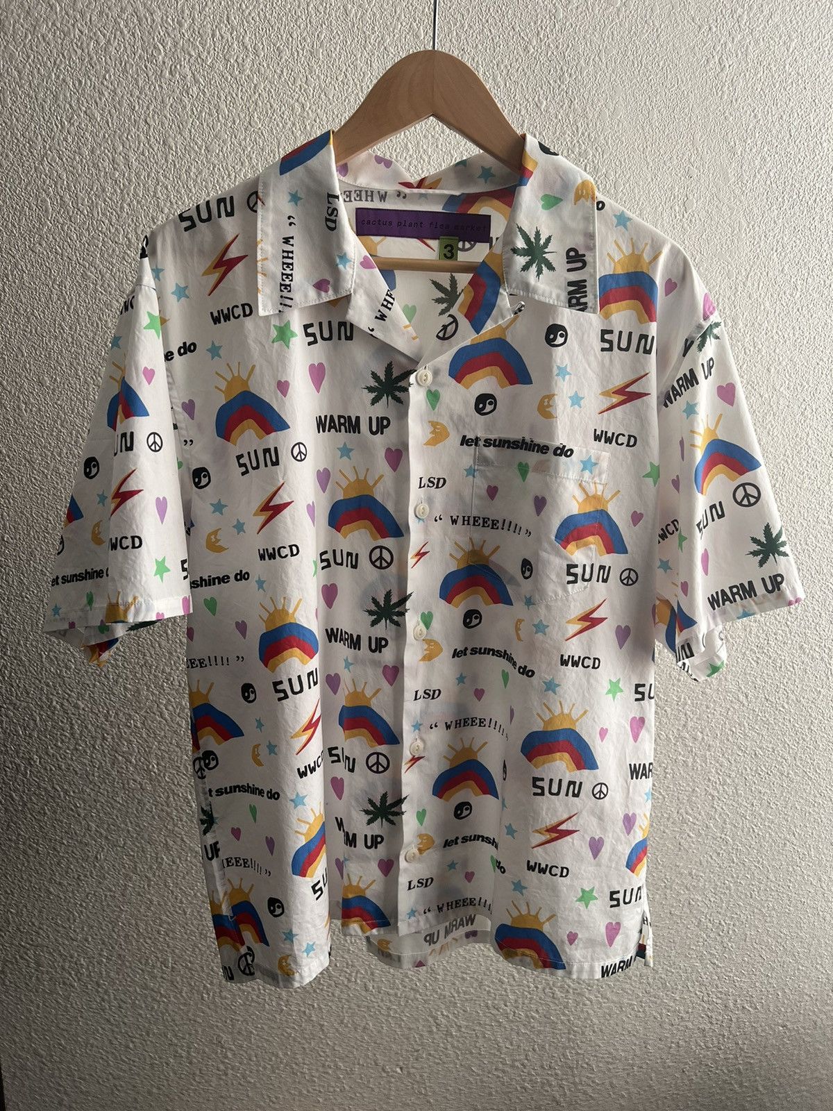 Human Made Crop Aloha LSD Shirt. Cactus Plant Flea Market, Human