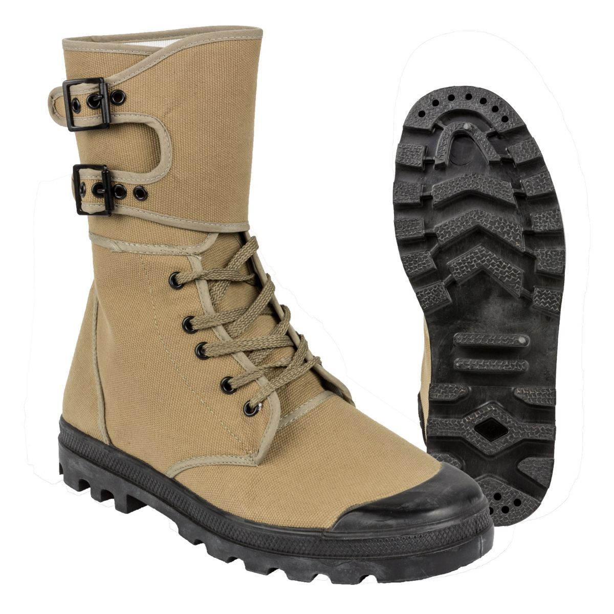 Military Combat Boots W Buckle