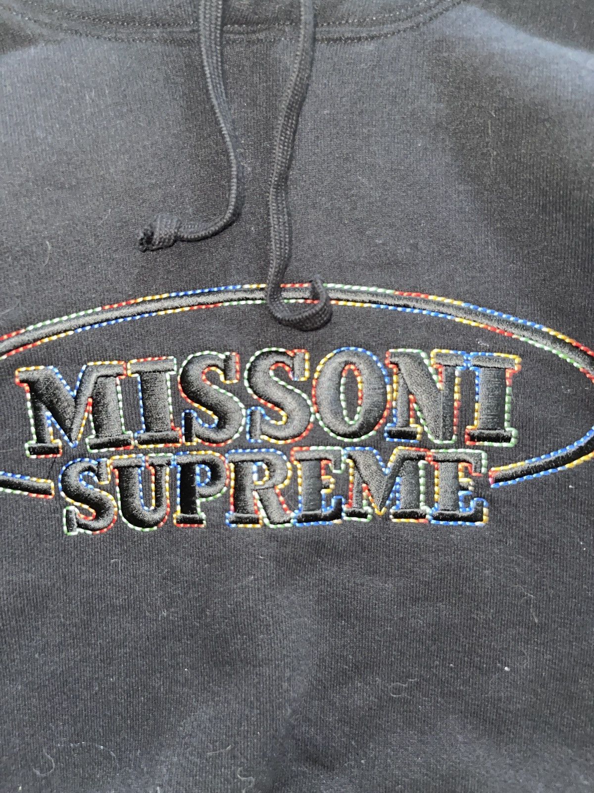 Missoni × Supreme Supreme Missoni Hooded Sweatshirt Black size small *RARE* Size US S / EU 44-46 / 1 - 3 Thumbnail