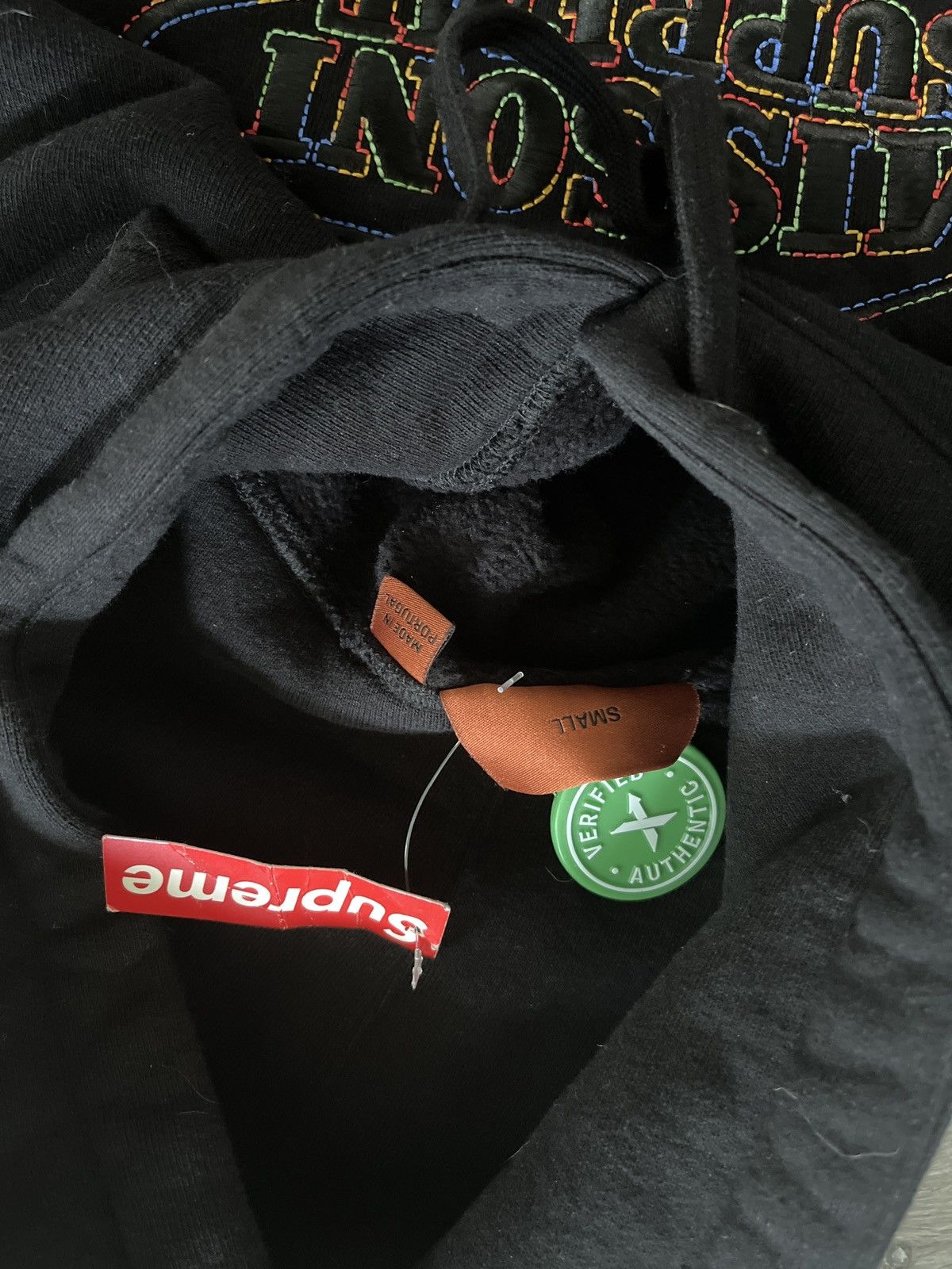 Missoni × Supreme Supreme Missoni Hooded Sweatshirt Black size small *RARE* Size US S / EU 44-46 / 1 - 4 Thumbnail