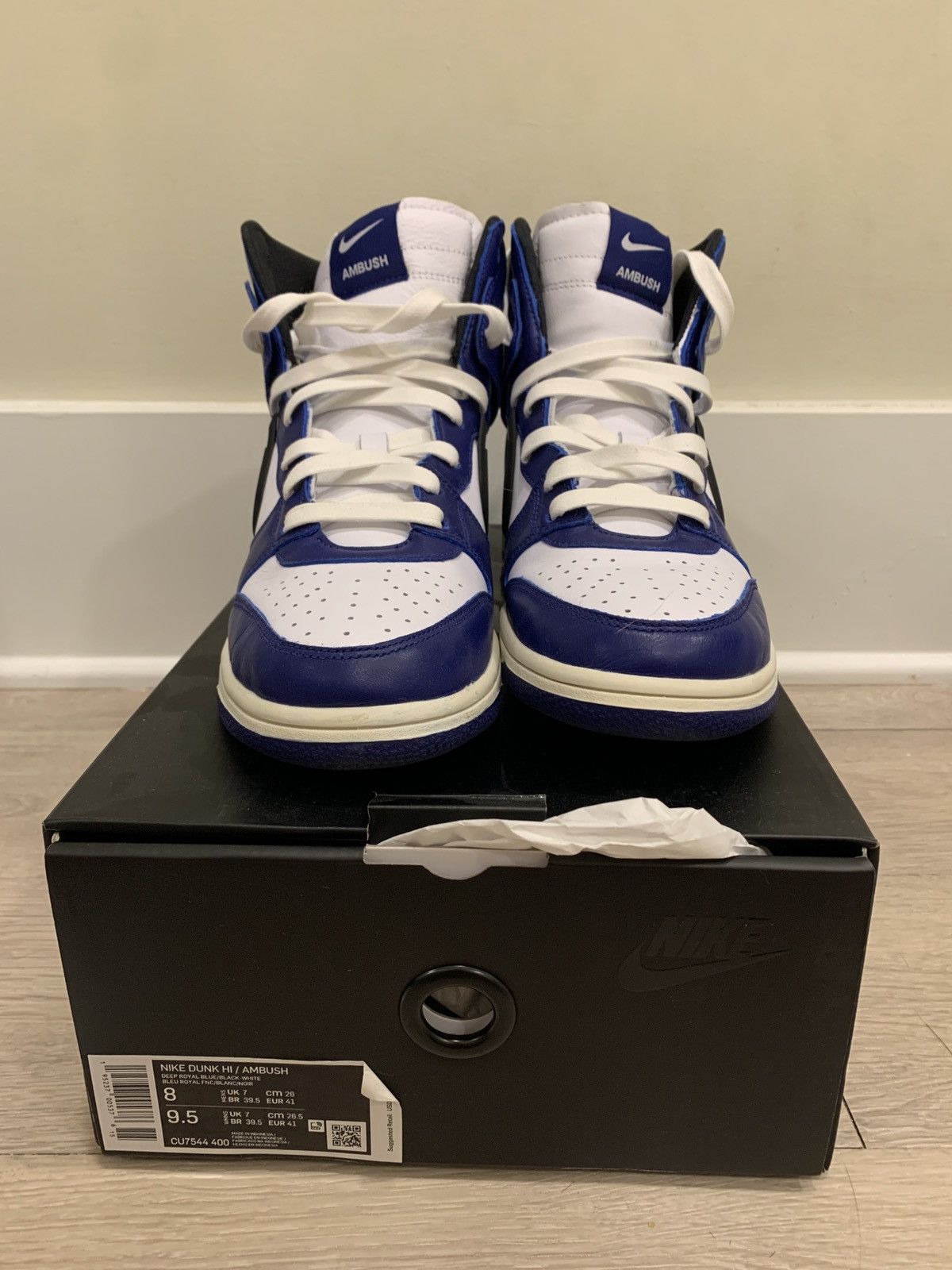 Ambush Design × Nike Nike Ambush Dunk High Blue Size US 8 / EU 41 - 3 Thumbnail