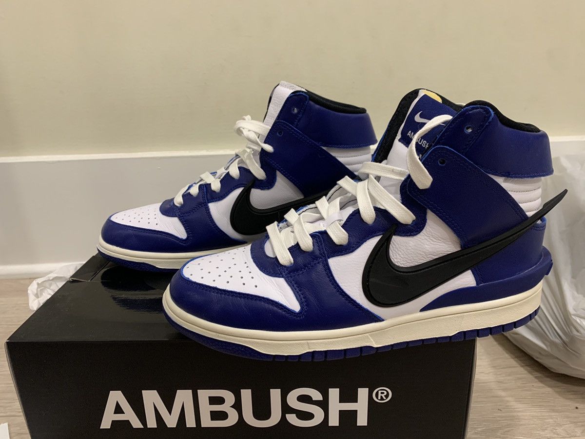 Ambush Design × Nike Nike Ambush Dunk High Blue Size US 8 / EU 41 - 4 Thumbnail