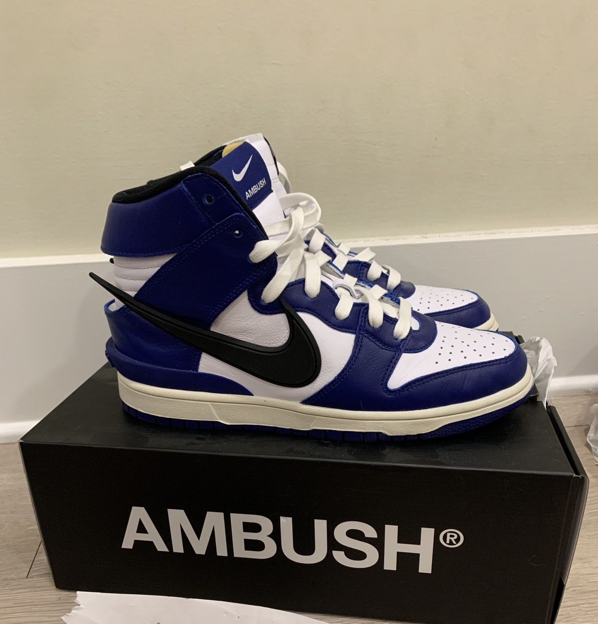 Ambush Design × Nike Nike Ambush Dunk High Blue Size US 8 / EU 41 - 2 Thumbnail