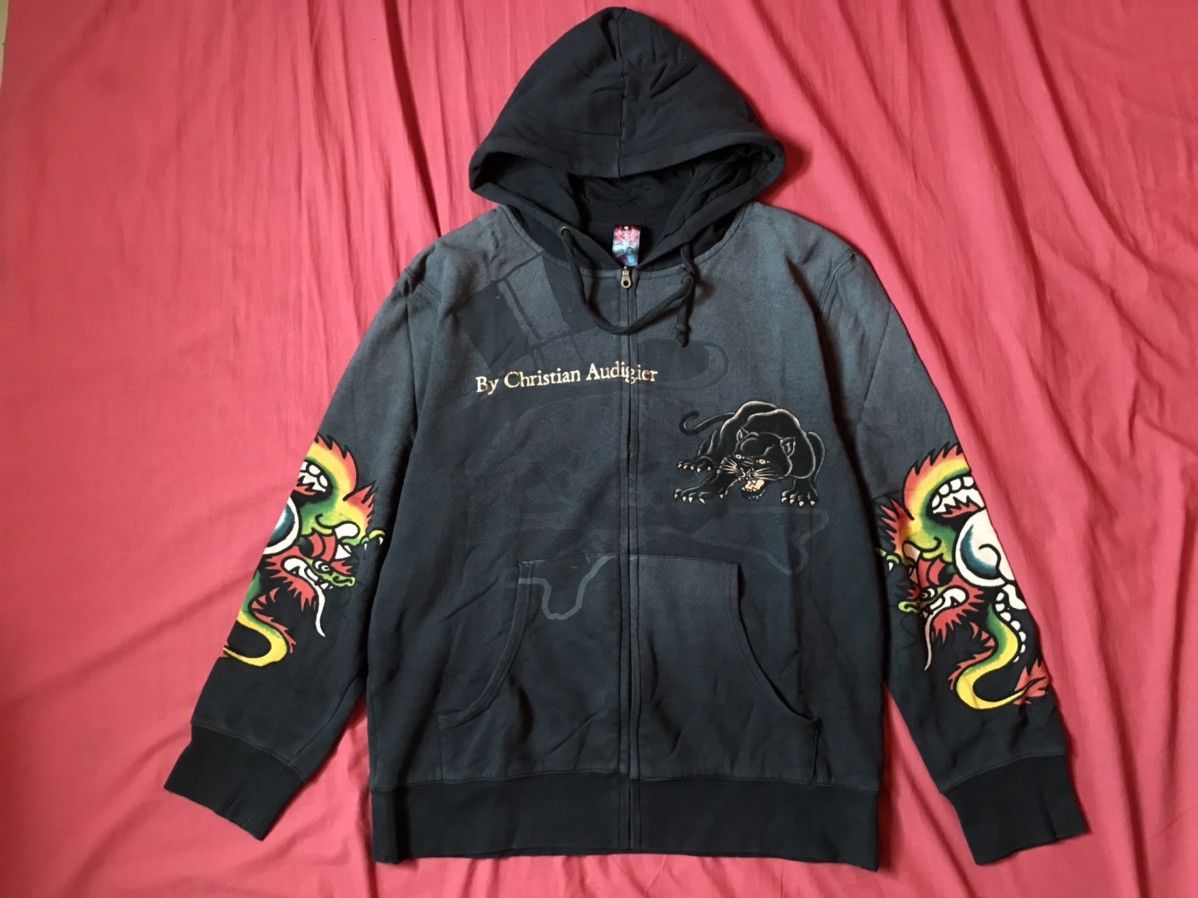 Christian Audigier Ed Hardy by Christian Audigier Hoodie Size US XL / EU 56 / 4 - 3 Thumbnail
