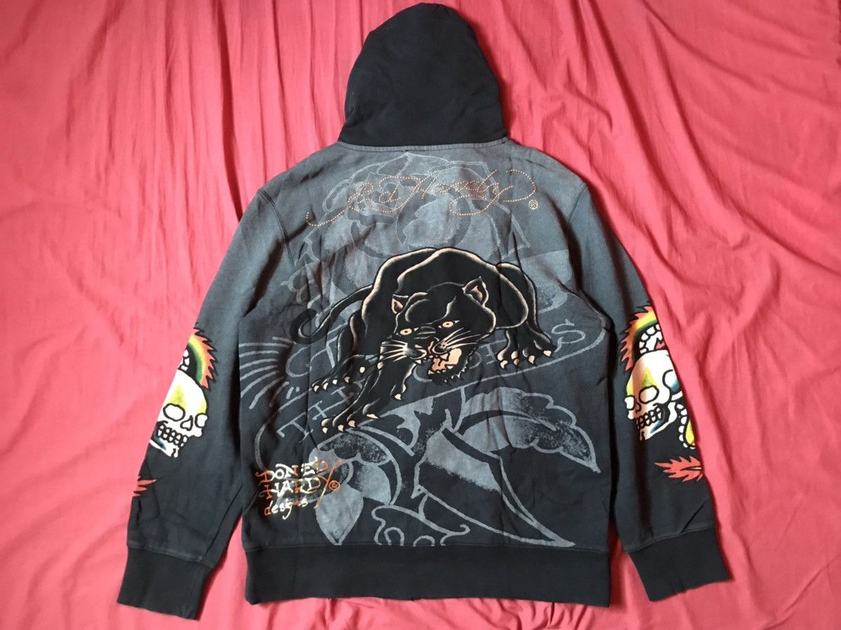 Christian Audigier Ed Hardy by Christian Audigier Hoodie Size US XL / EU 56 / 4 - 1 Thumbnail