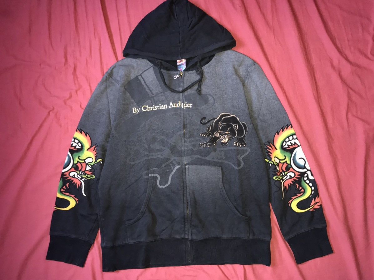 Christian Audigier Ed Hardy by Christian Audigier Hoodie Size US XL / EU 56 / 4 - 2 Thumbnail