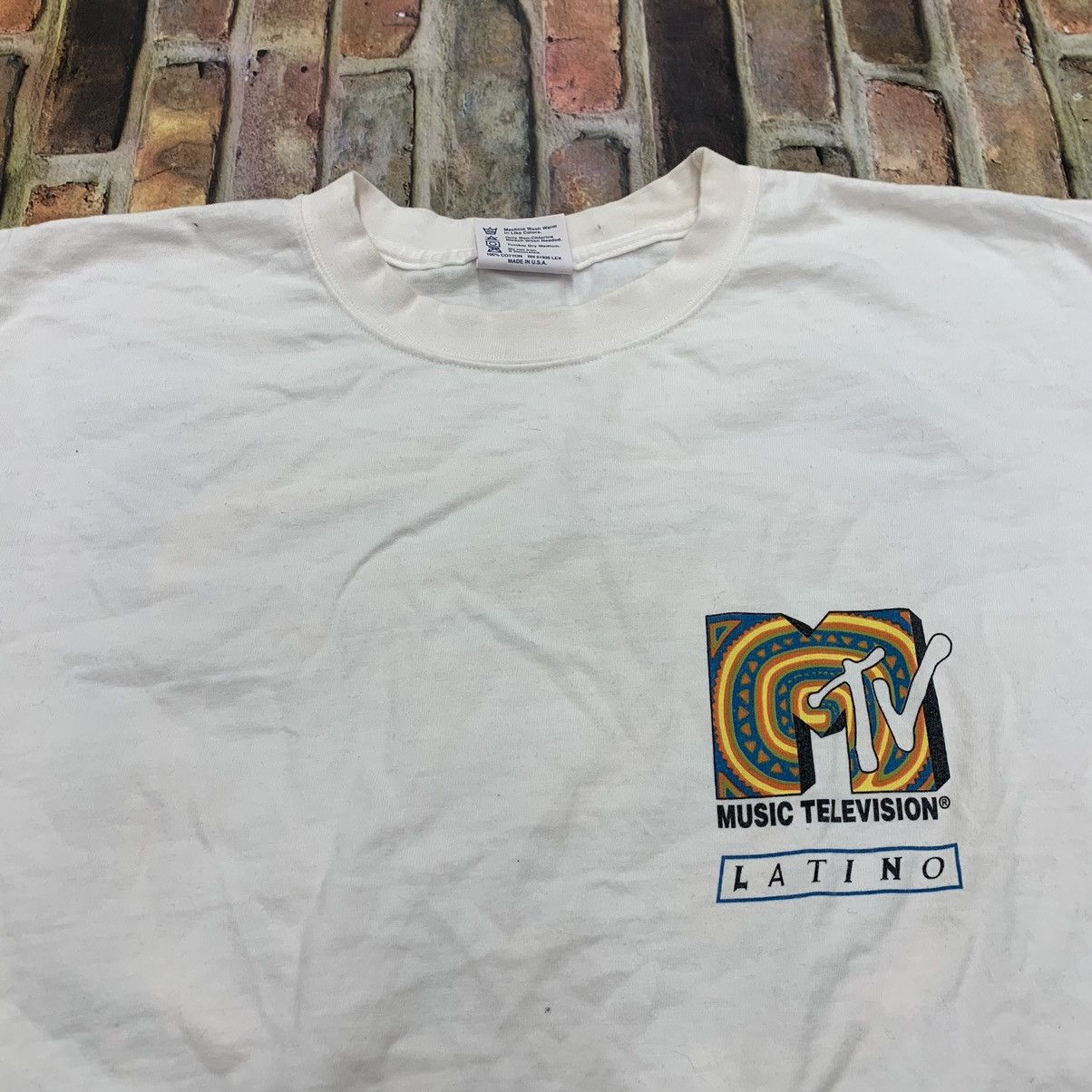 Mtv × Vintage Vintage MTV Latino tee Size US XL / EU 56 / 4 - 3 Thumbnail