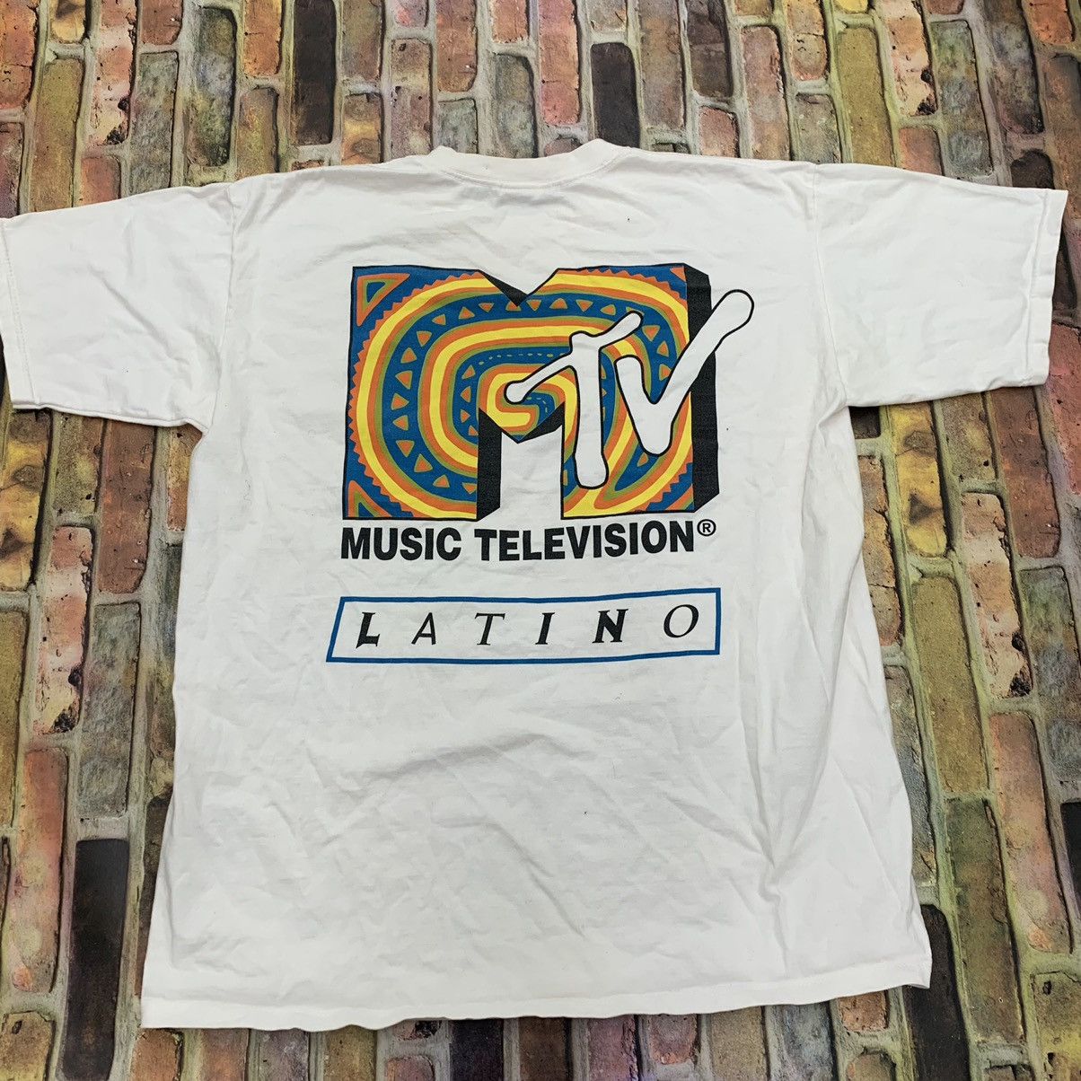 Mtv × Vintage Vintage MTV Latino tee Size US XL / EU 56 / 4 - 1 Thumbnail