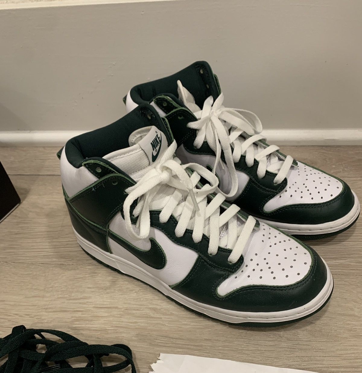 Nike Nike Dunk High Spartan Green sz 8 Size US 8 / EU 41 - 1 Thumbnail