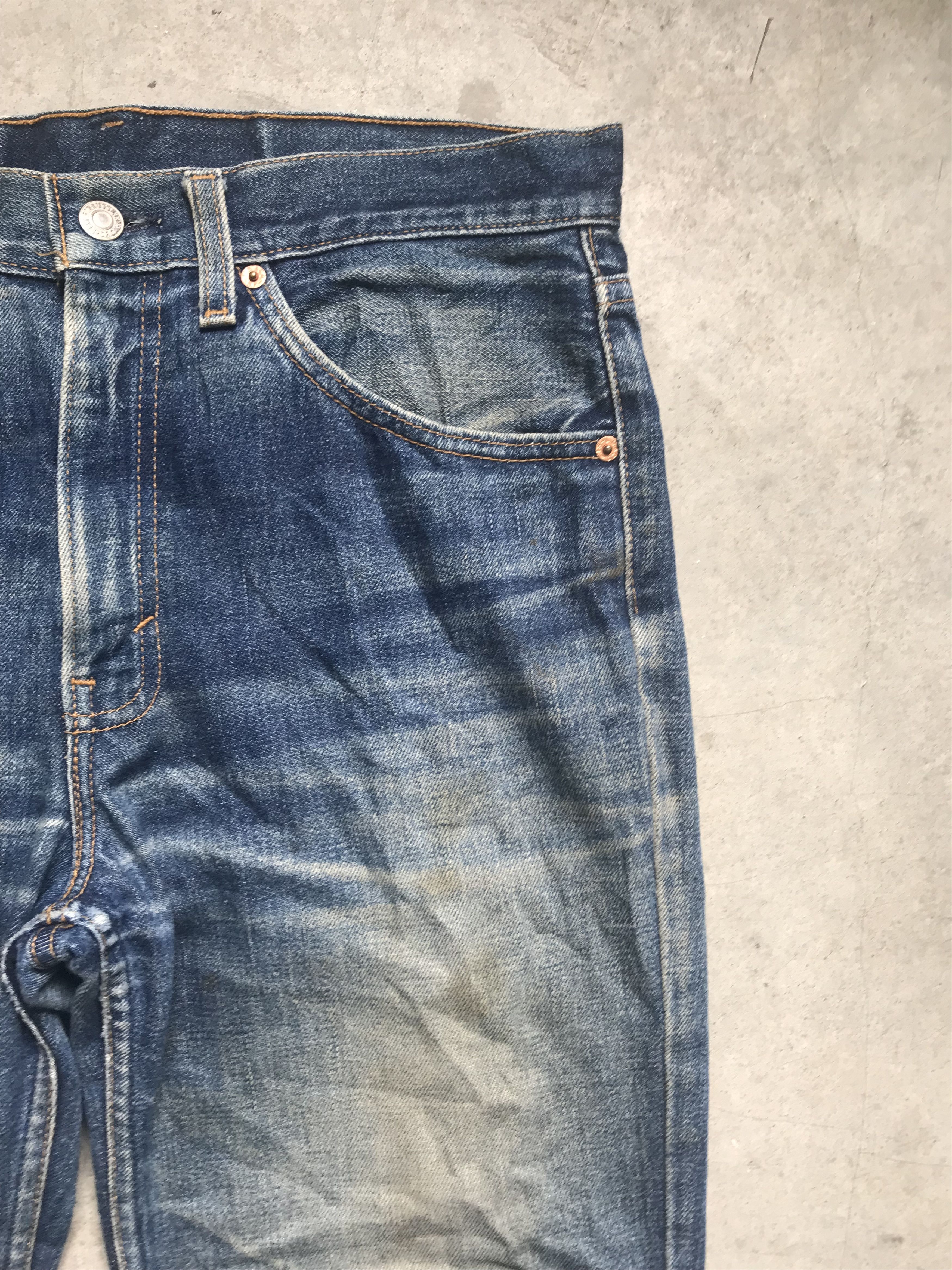 Levi's VLEV33 - Vintage 90s Levis 517 USA Distressed Flare Denim Size US 31 - 4 Thumbnail