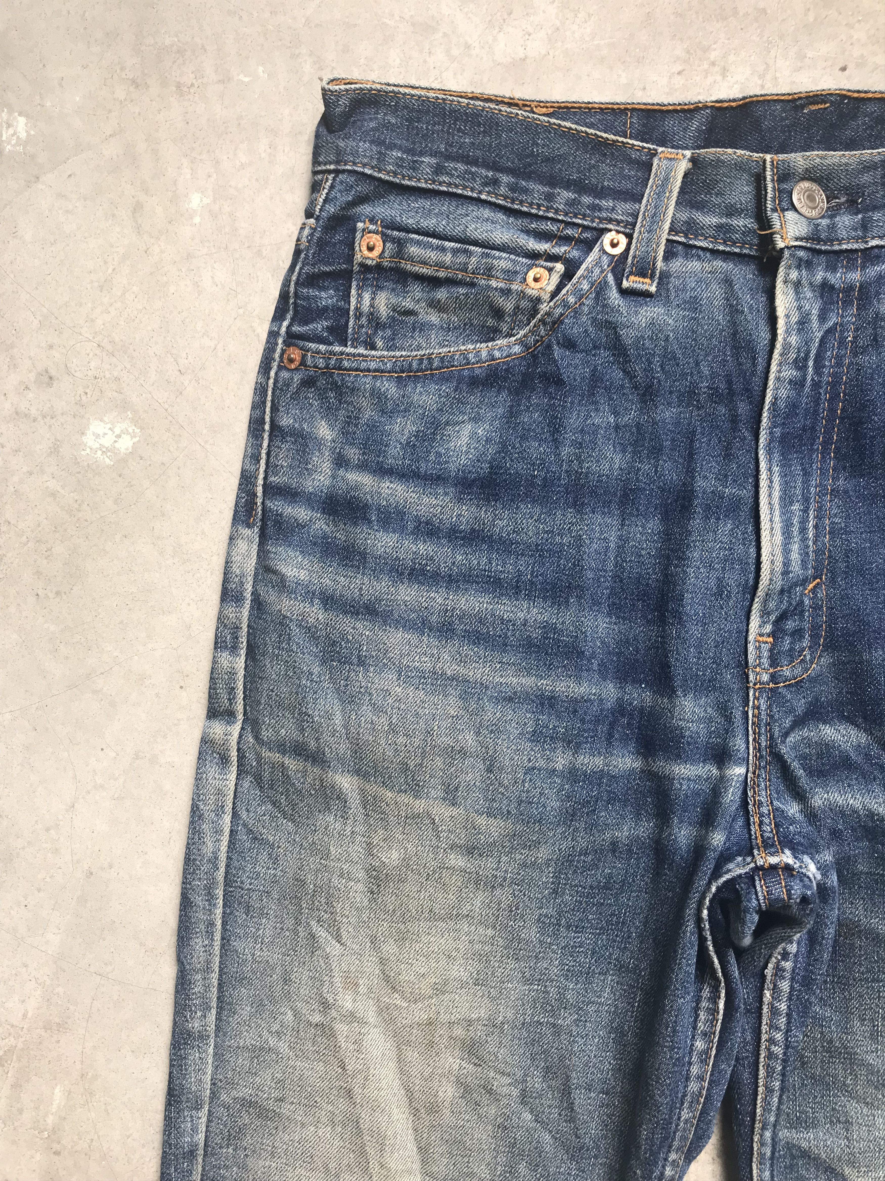 Levi's VLEV33 - Vintage 90s Levis 517 USA Distressed Flare Denim Size US 31 - 5 Thumbnail