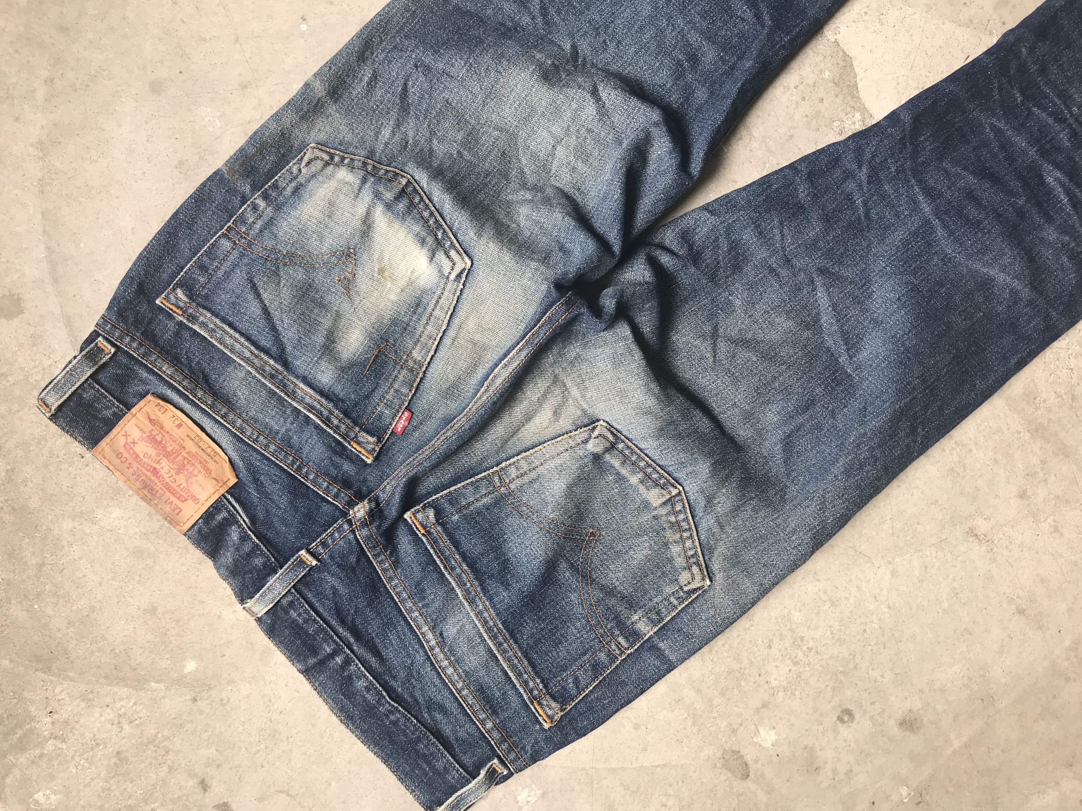 VLEV33 - Vintage 90s Levis 517 USA Distressed Flare Denim