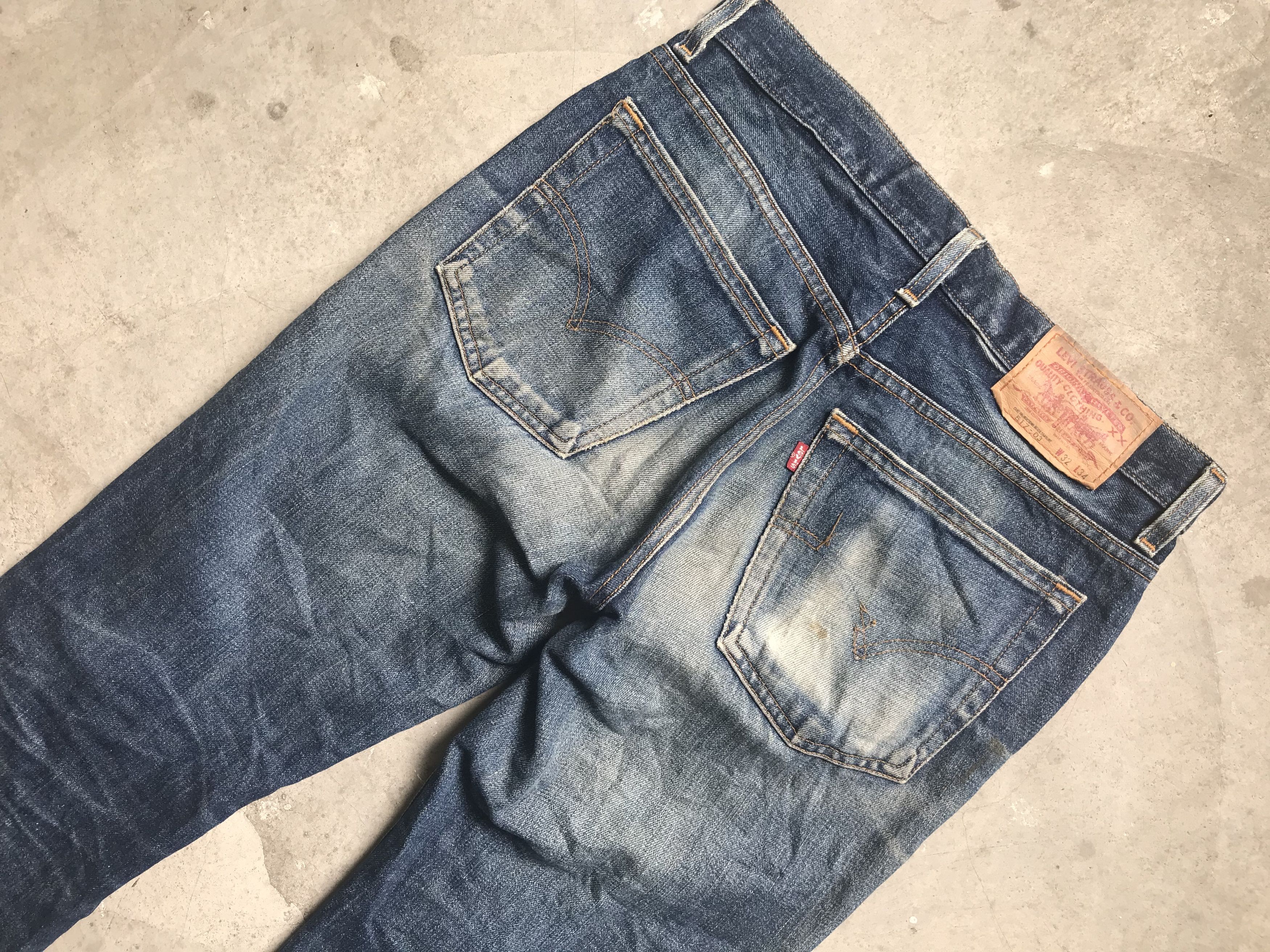 Levi's VLEV33 - Vintage 90s Levis 517 USA Distressed Flare Denim Size US 31 - 12 Thumbnail