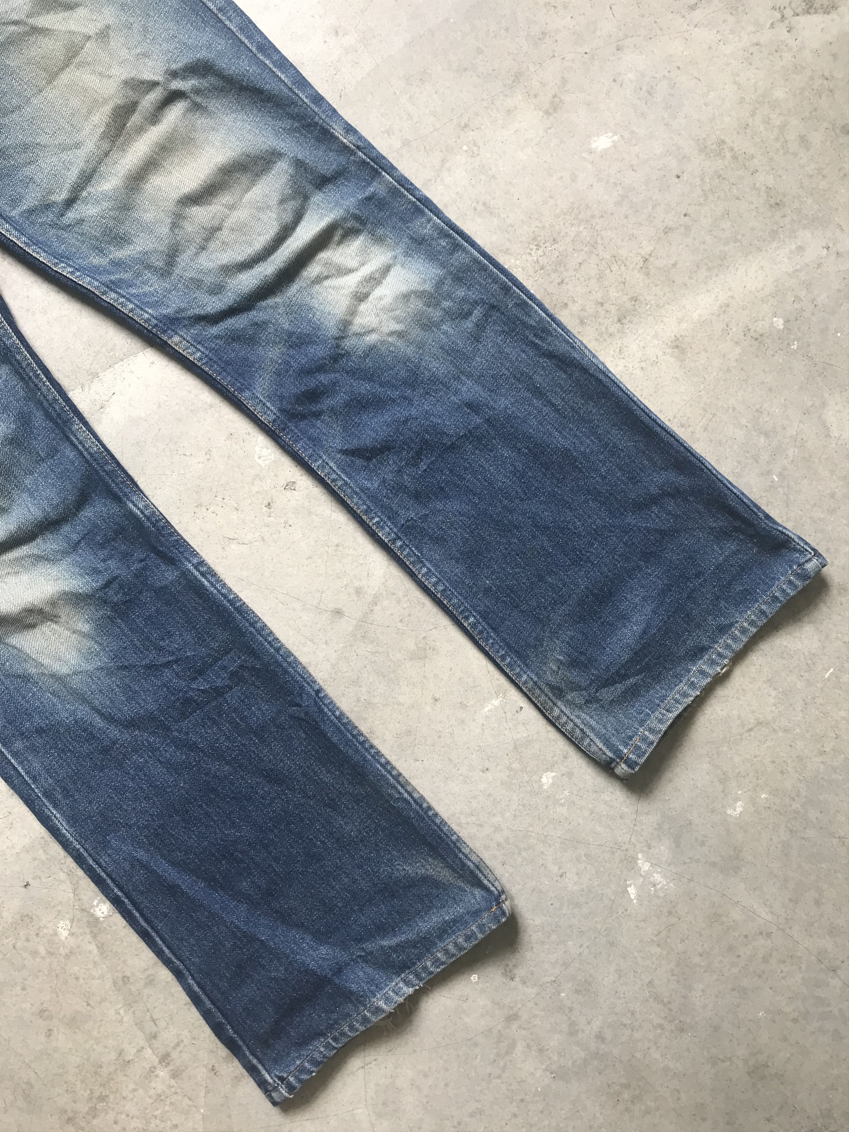 Levi's VLEV33 - Vintage 90s Levis 517 USA Distressed Flare Denim Size US 31 - 3 Thumbnail