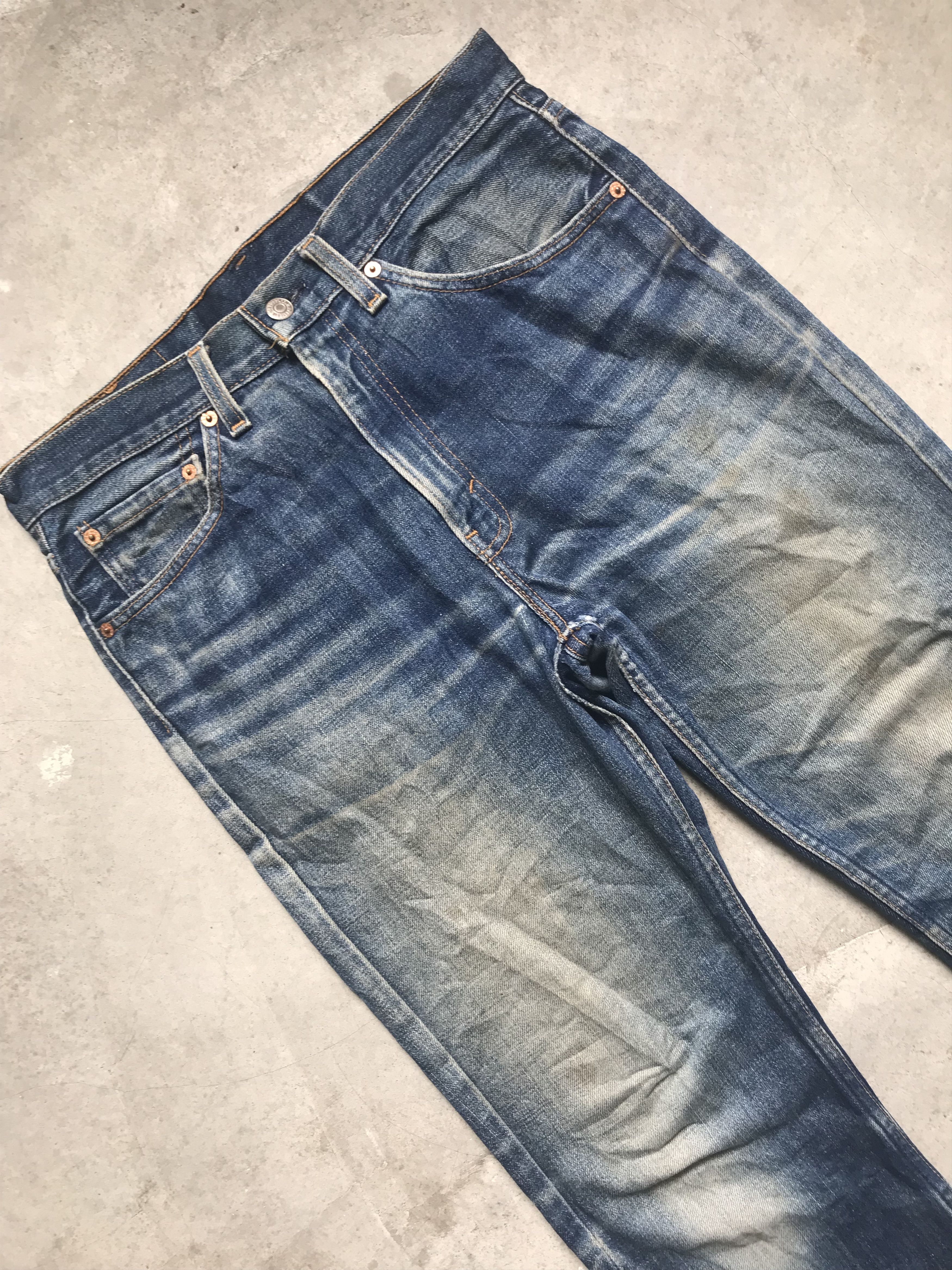 Levi's VLEV33 - Vintage 90s Levis 517 USA Distressed Flare Denim Size US 31 - 2 Thumbnail