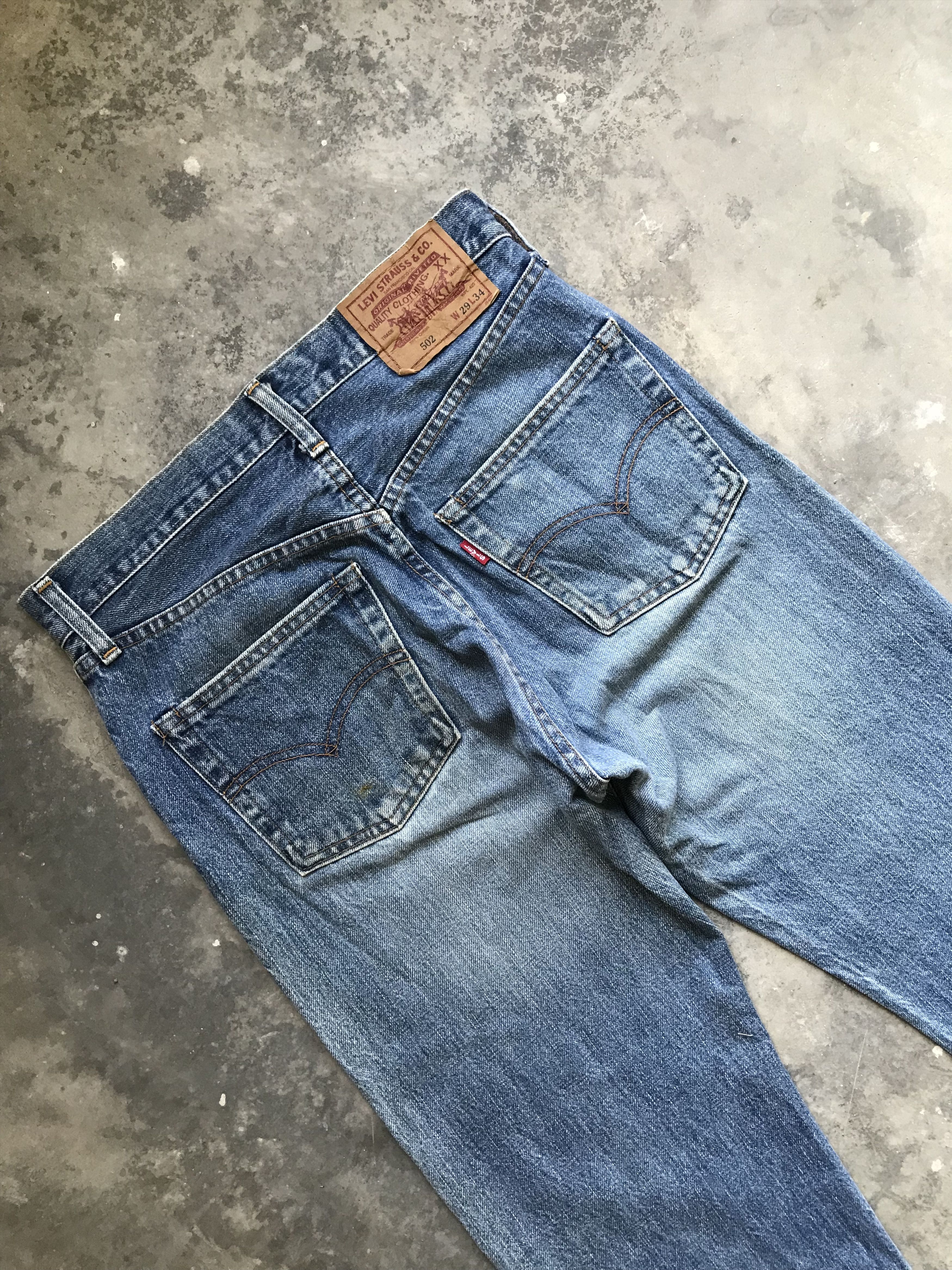 Levi's VLEV31 - LEVIS BIG E Japan Dirty Style Denim Size US 29 - 8 Thumbnail
