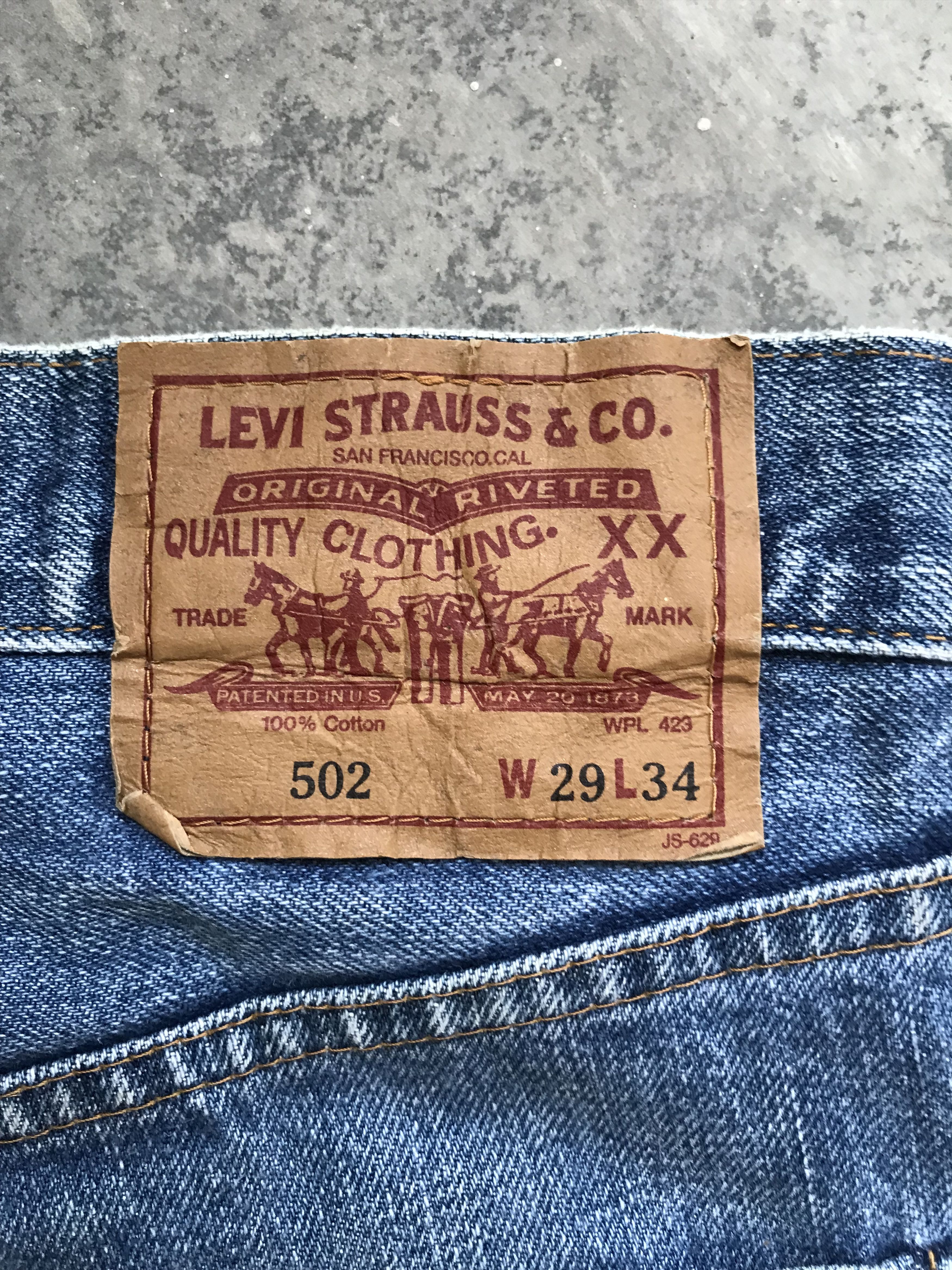 Levi's VLEV31 - LEVIS BIG E Japan Dirty Style Denim Size US 29 - 10 Thumbnail