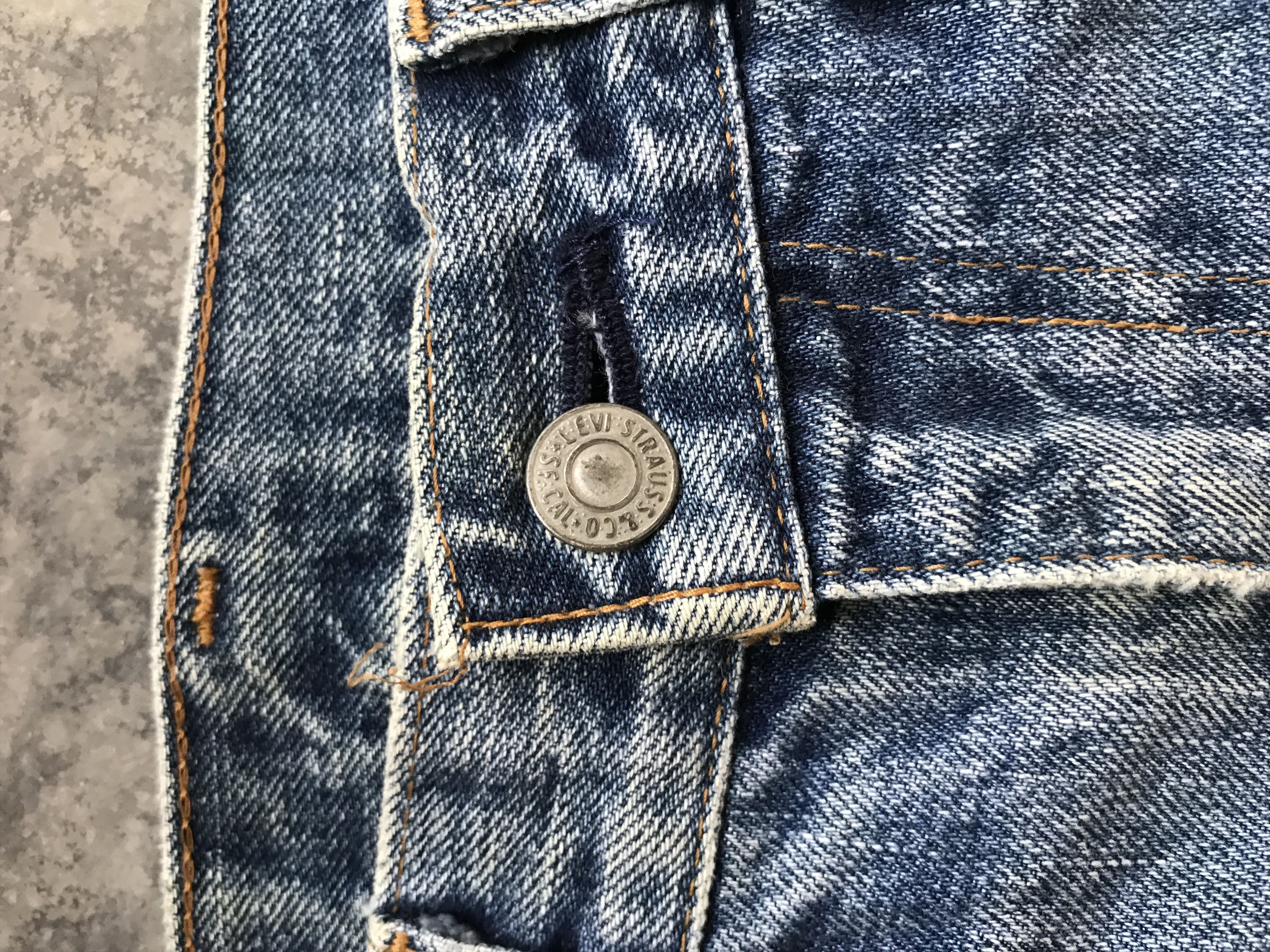 Levi's VLEV31 - LEVIS BIG E Japan Dirty Style Denim Size US 29 - 5 Thumbnail