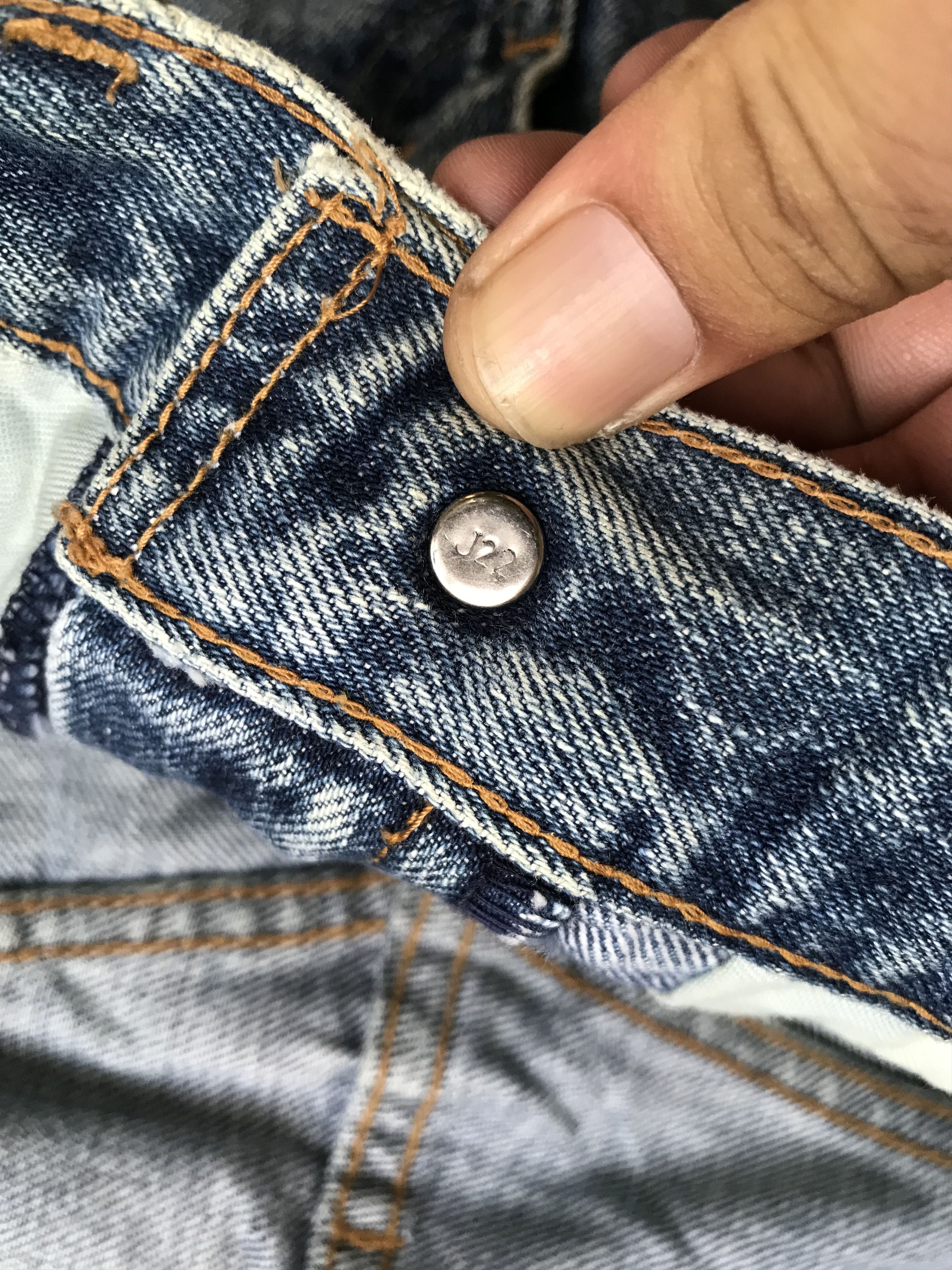 Levi's VLEV31 - LEVIS BIG E Japan Dirty Style Denim Size US 29 - 6 Thumbnail