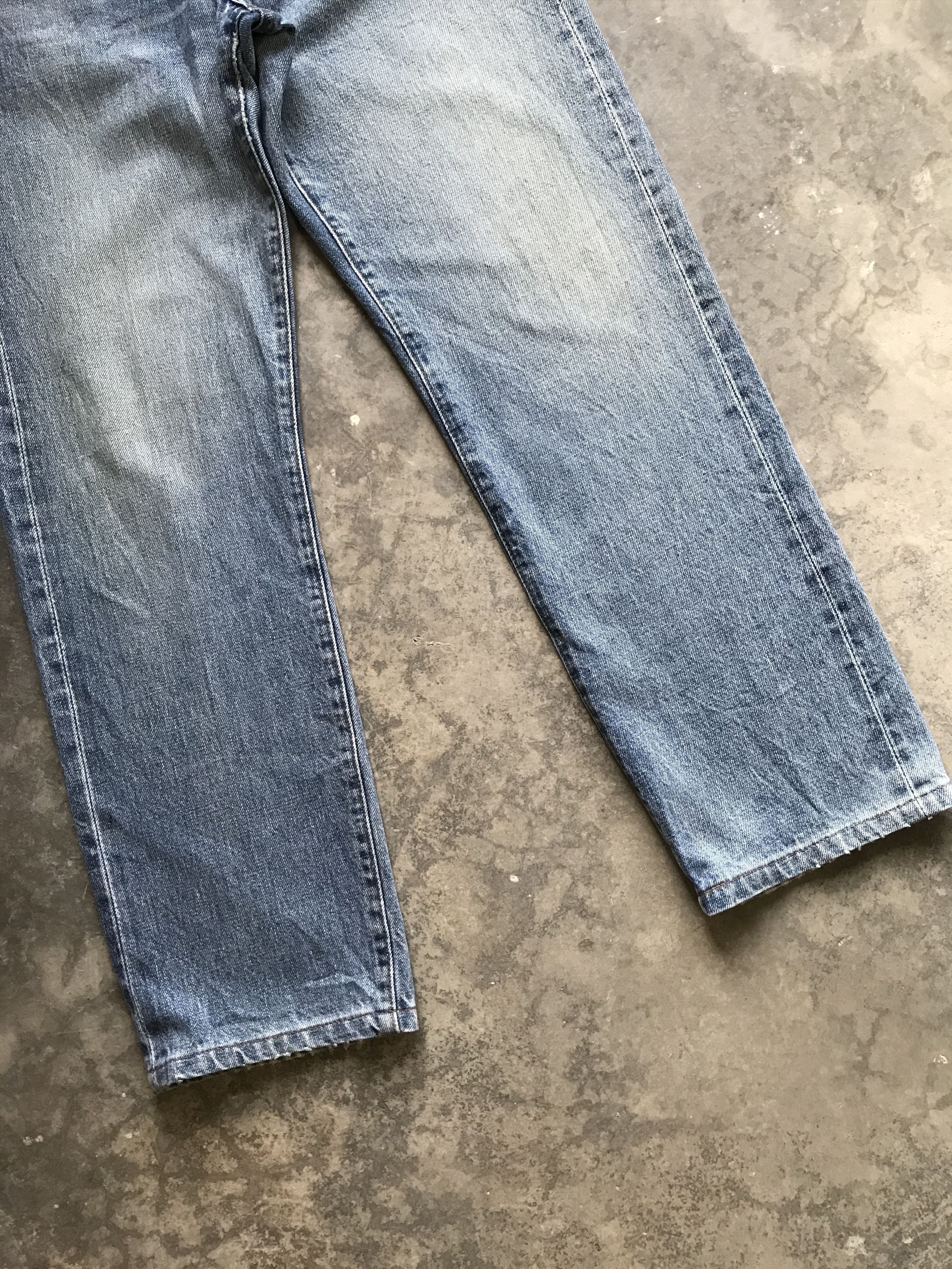 Levi's VLEV31 - LEVIS BIG E Japan Dirty Style Denim Size US 29 - 3 Thumbnail