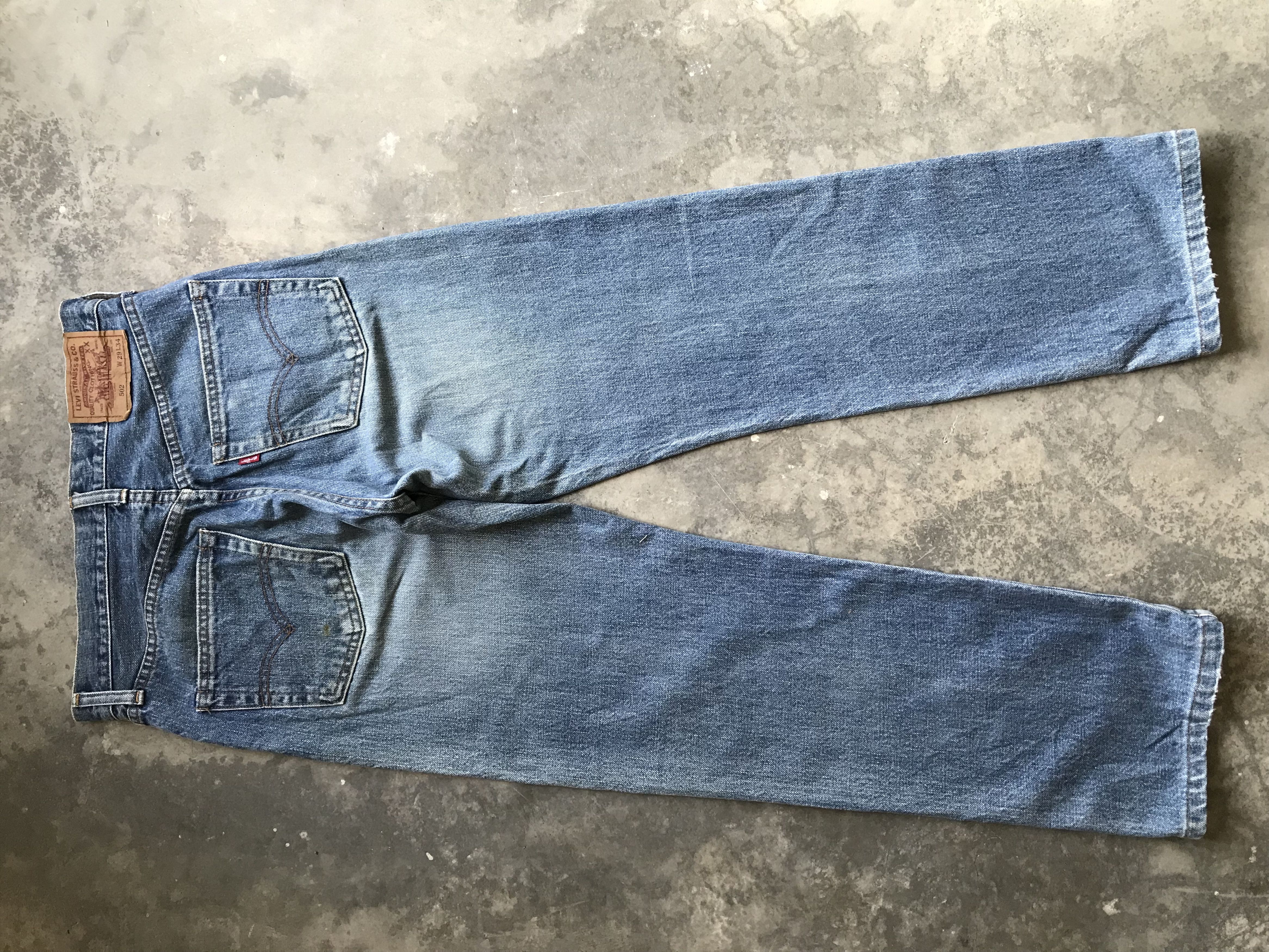 Levi's VLEV31 - LEVIS BIG E Japan Dirty Style Denim Size US 29 - 7 Thumbnail