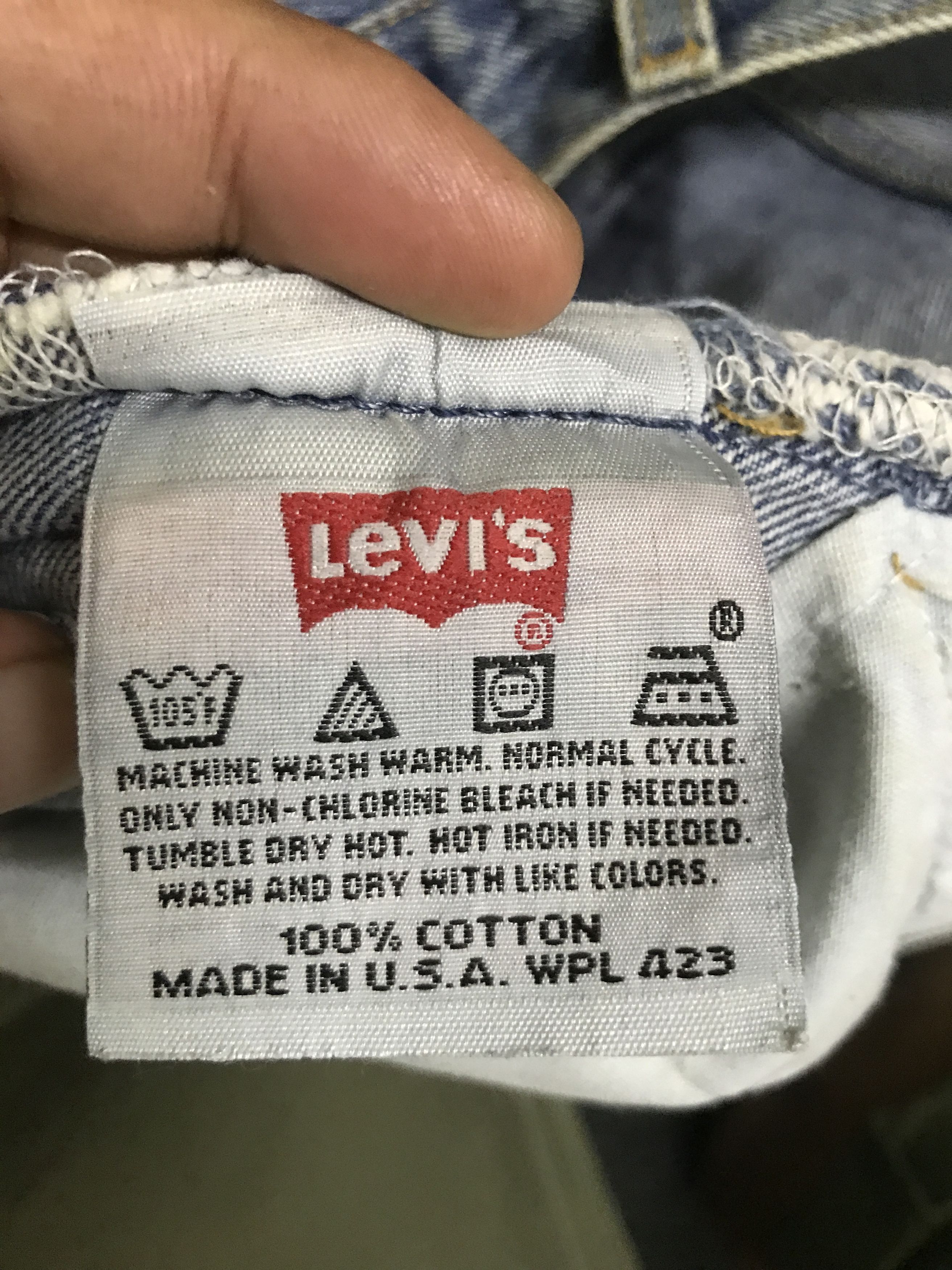 Levi's × Vintage VLEV140-Vintage Levis 501 Women Distressed Jeans Size 29" - 14 Thumbnail