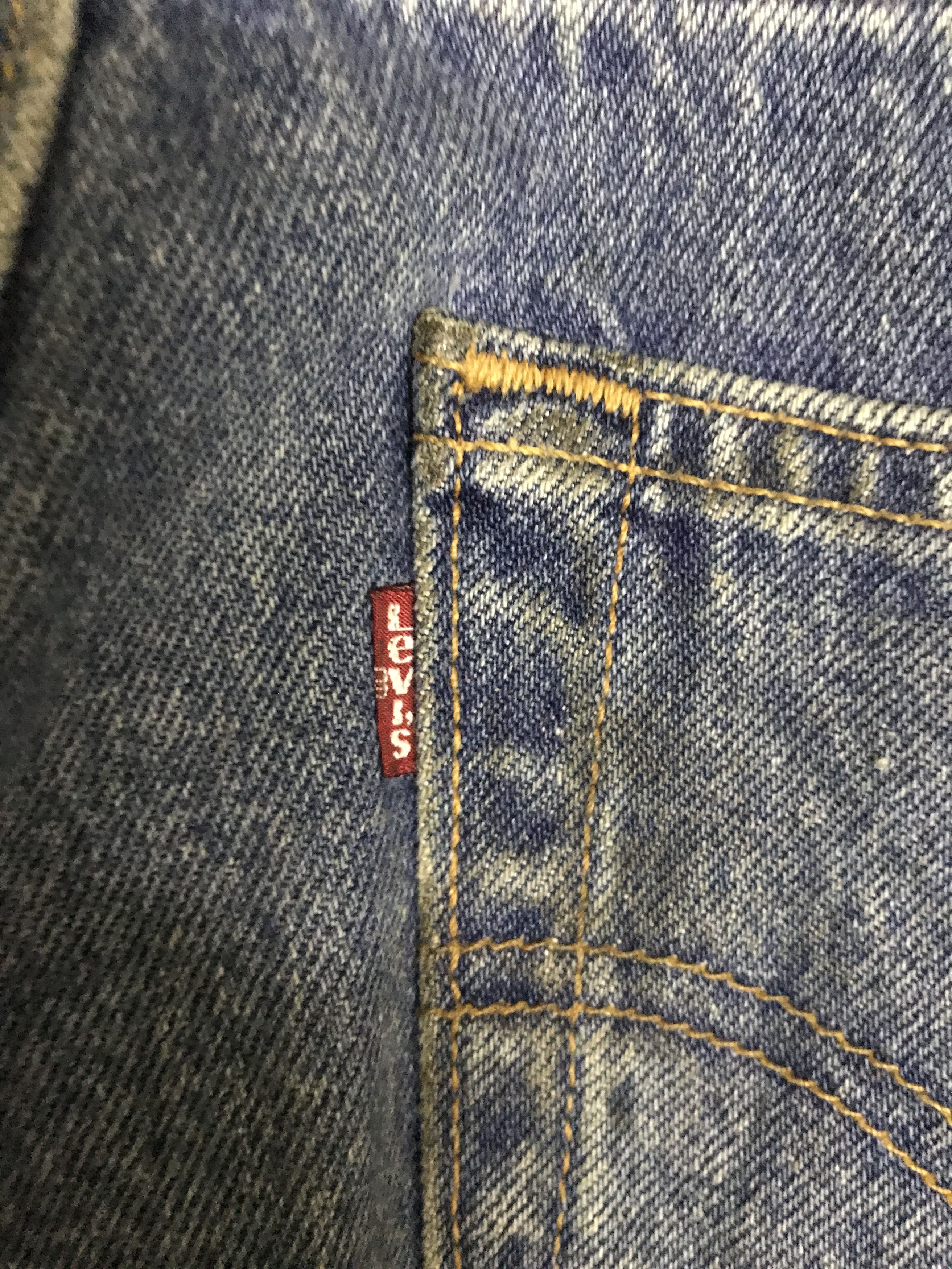 Levi's × Vintage VLEV140-Vintage Levis 501 Women Distressed Jeans Size 29" - 11 Thumbnail