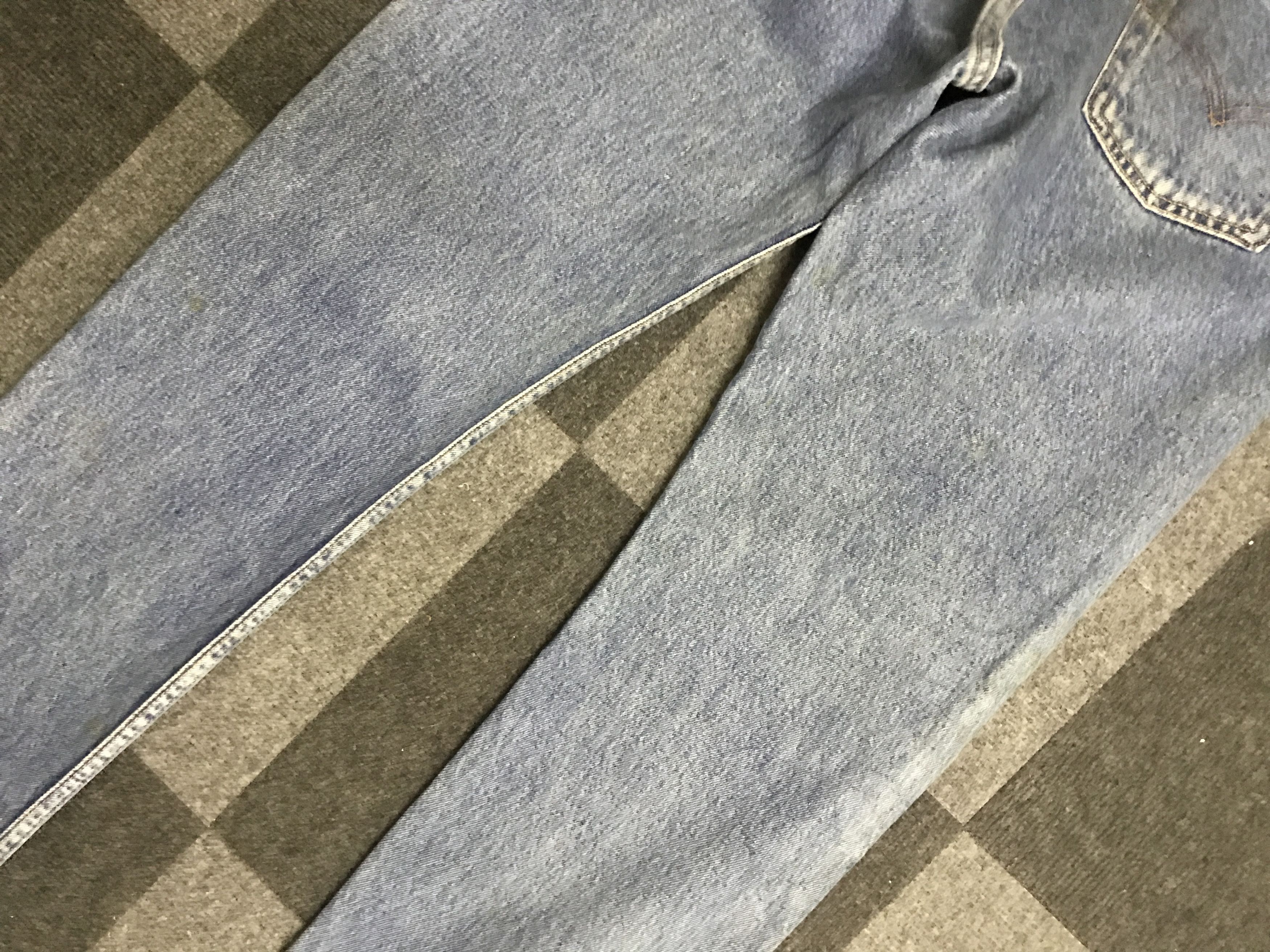 Levi's × Vintage VLEV140-Vintage Levis 501 Women Distressed Jeans Size 29" - 9 Thumbnail