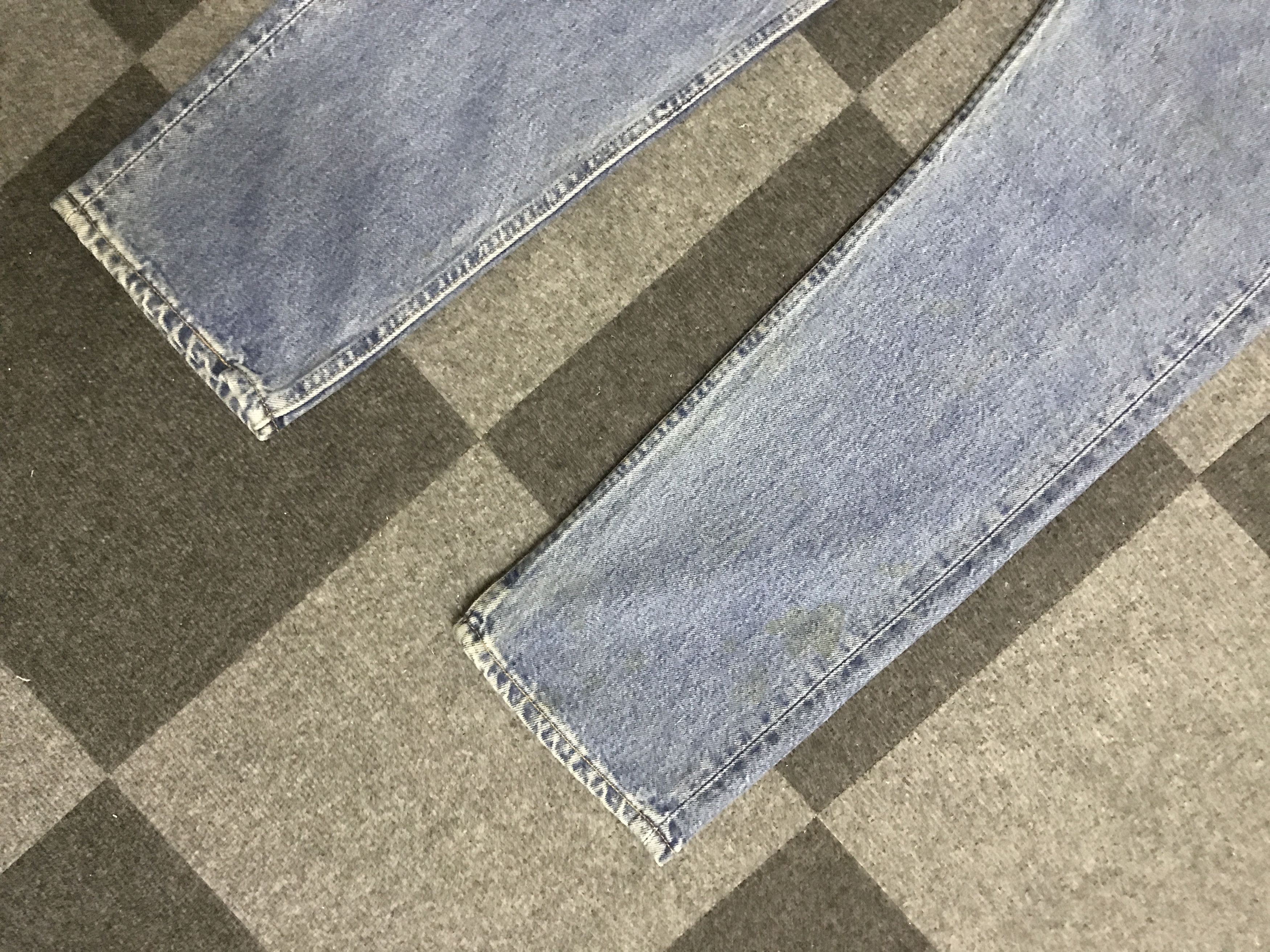 Levi's × Vintage VLEV140-Vintage Levis 501 Women Distressed Jeans Size 29" - 4 Thumbnail