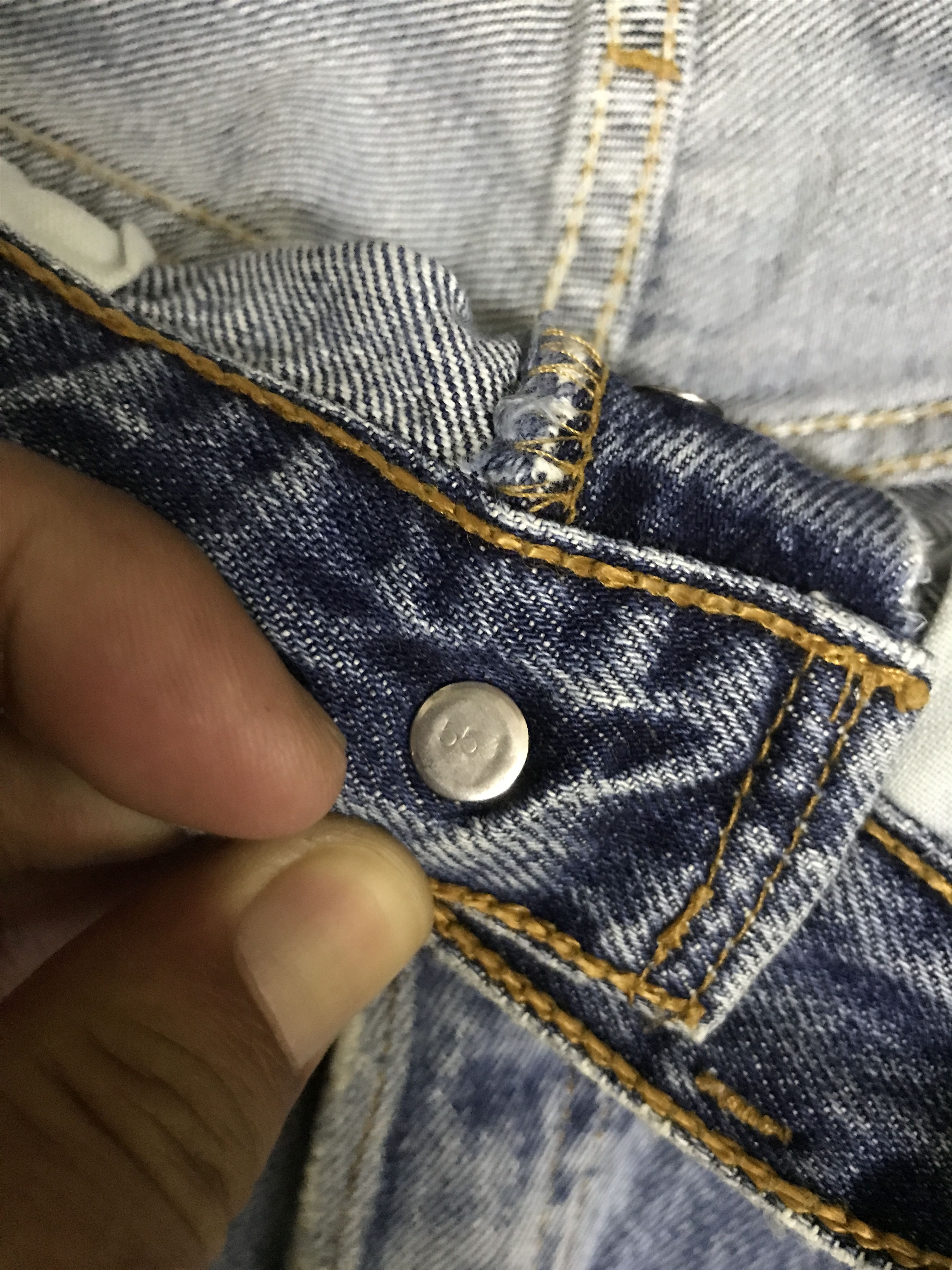 Levi's VLEV134-Vintage Levis 501 Medium wash Jeans Size US 30 / EU 46 - 8 Thumbnail