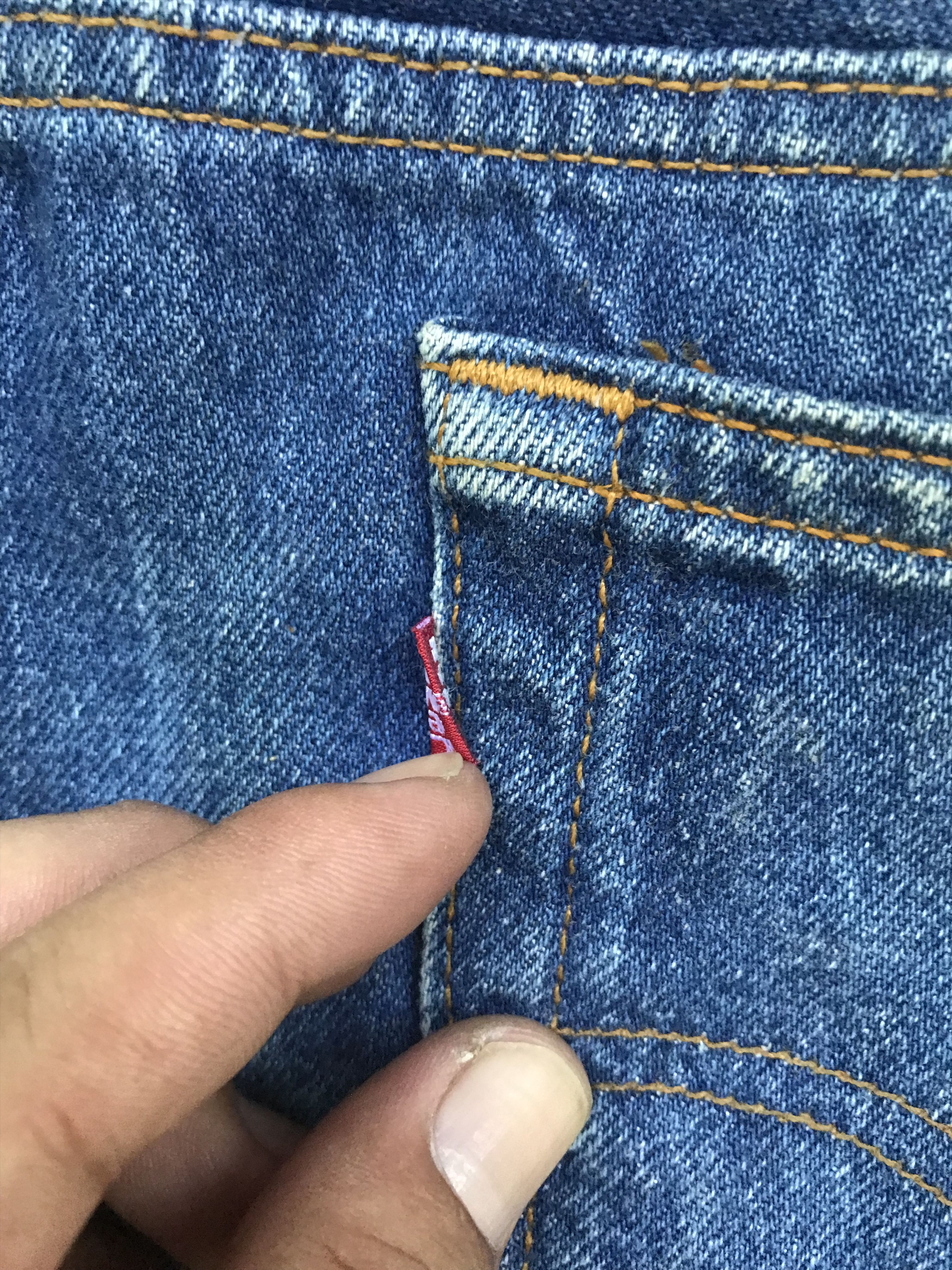 Levi's VLEV7 - Vintage 90s Levis 501 Distressed Denim Size US 33 - 13 Thumbnail
