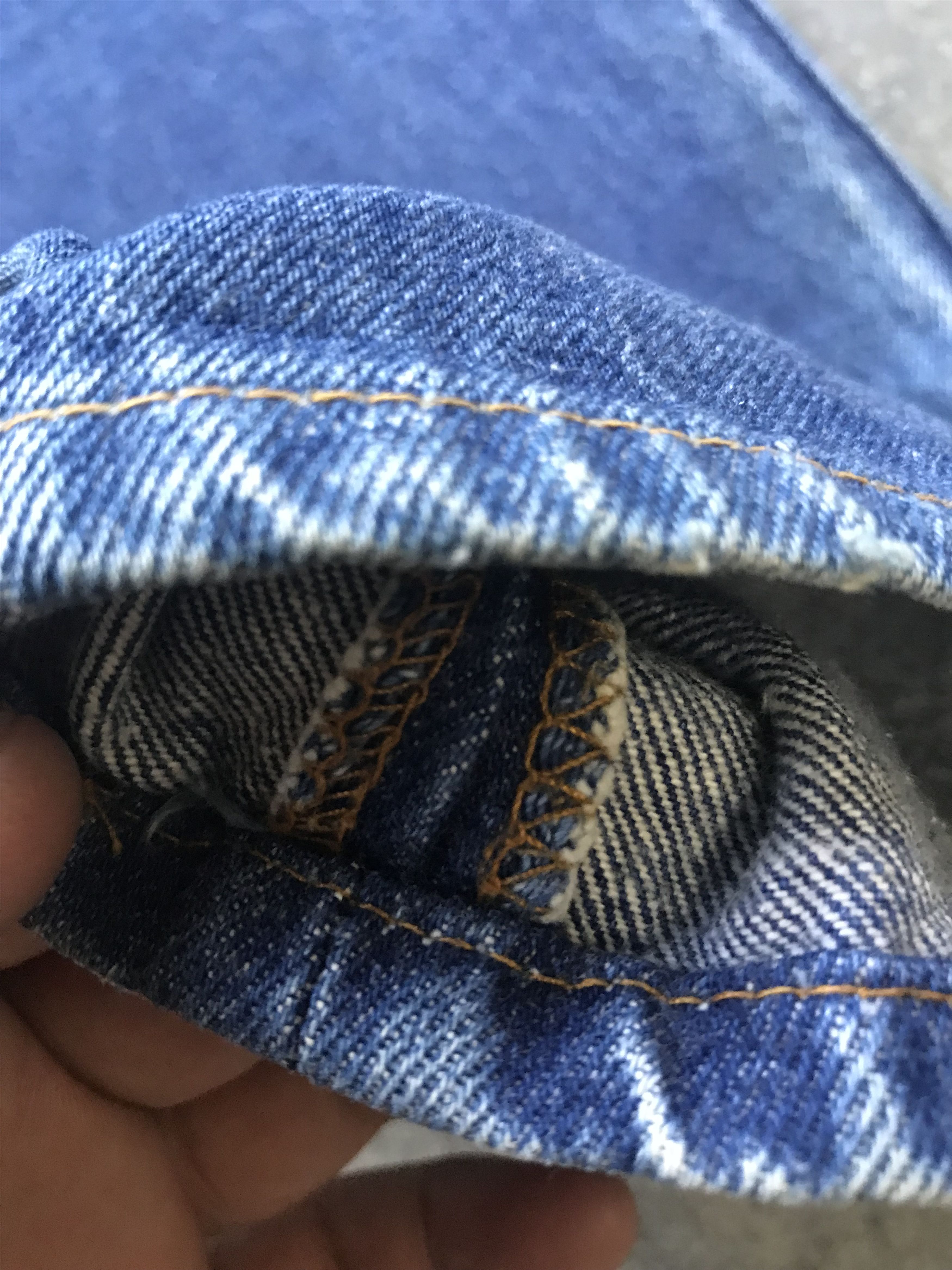 Levi's VLEV7 - Vintage 90s Levis 501 Distressed Denim Size US 33 - 12 Thumbnail