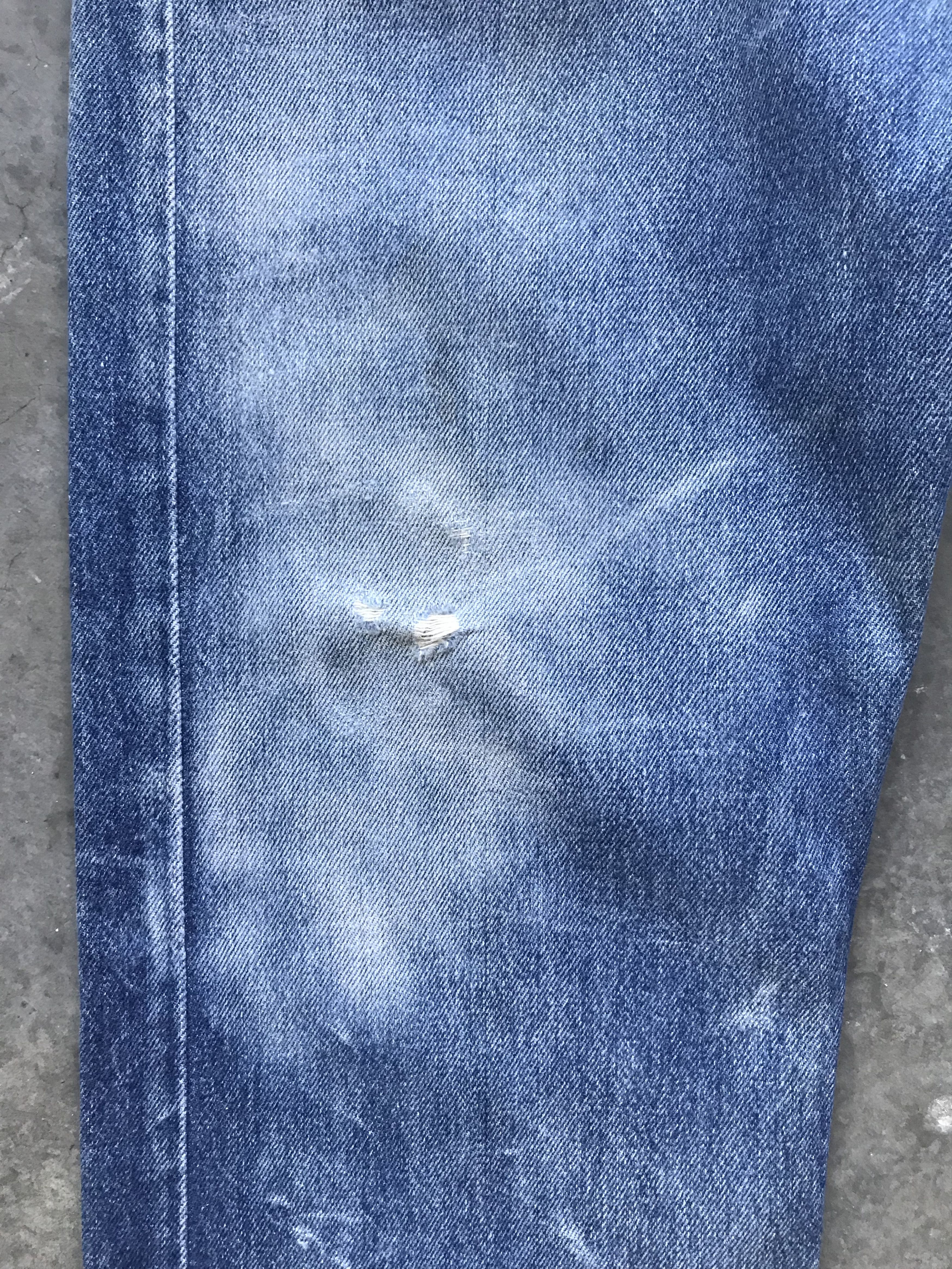 Levi's VLEV7 - Vintage 90s Levis 501 Distressed Denim Size US 33 - 4 Thumbnail