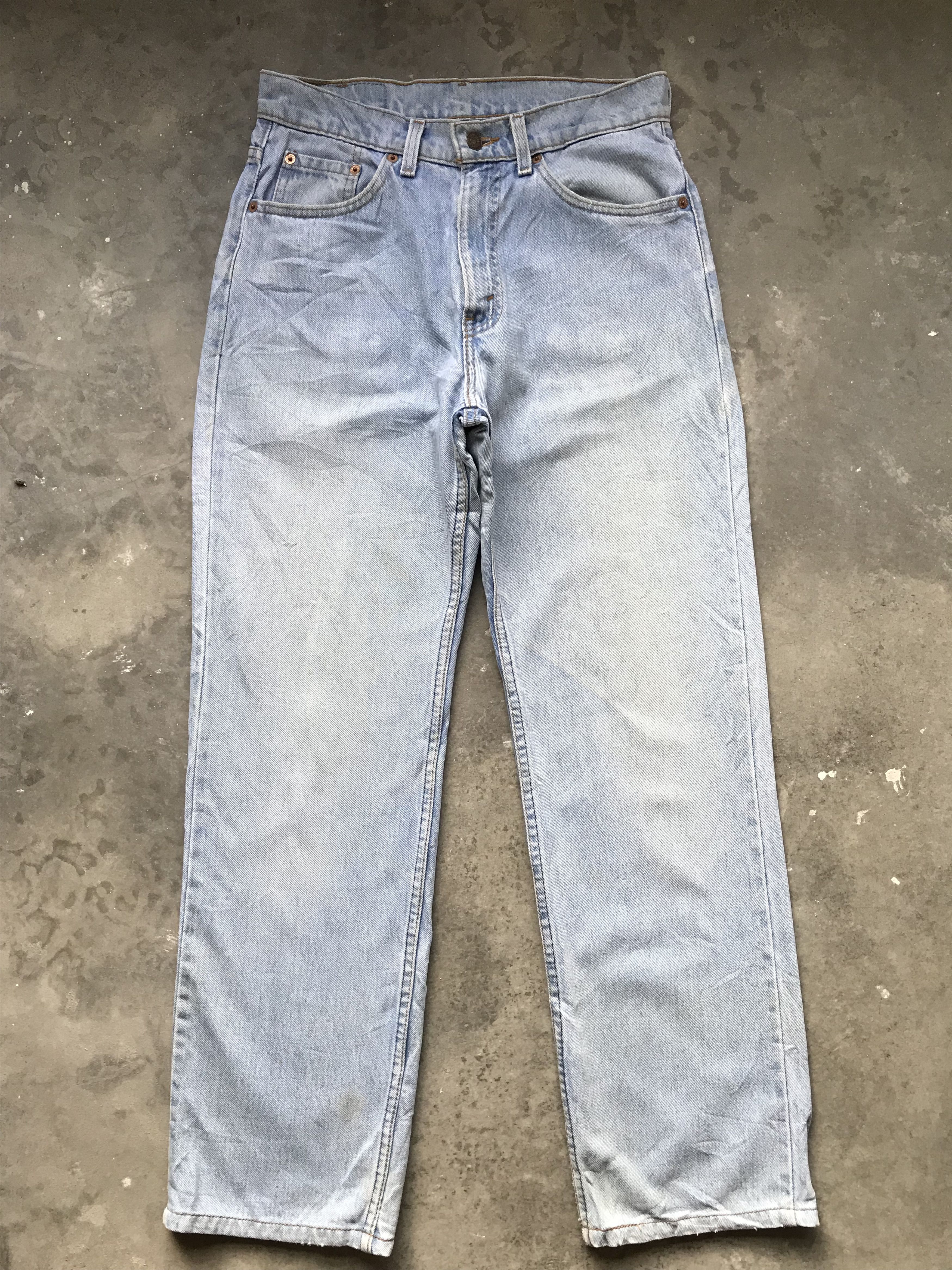 Levi's × Levi's Vintage Clothing × Vintage VLEV29 - Vintage Levis 520 Light Wash Denim Size US 30 / EU 46 - 1 Thumbnail