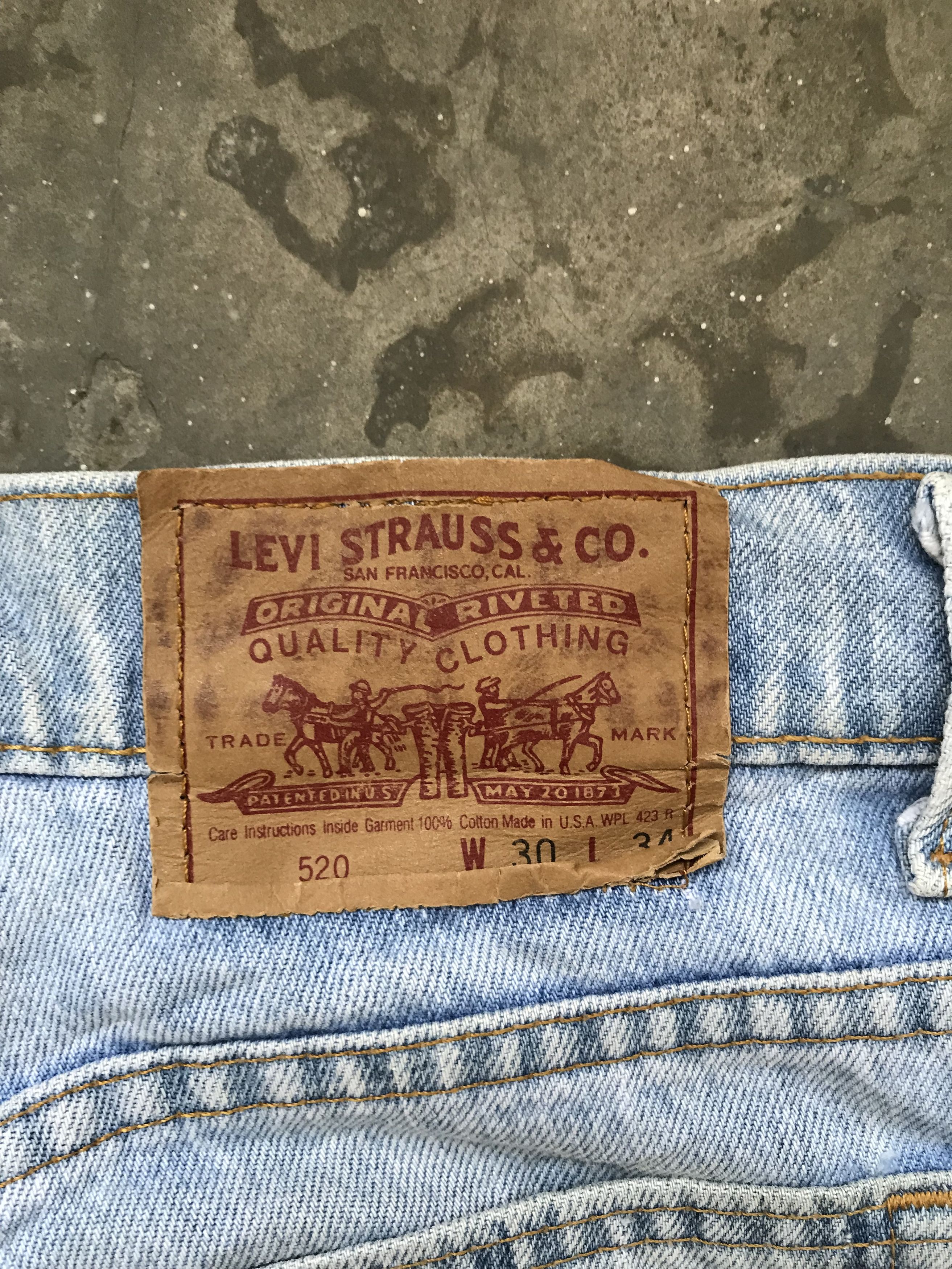 Levi's × Levi's Vintage Clothing × Vintage VLEV29 - Vintage Levis 520 Light Wash Denim Size US 30 / EU 46 - 9 Thumbnail