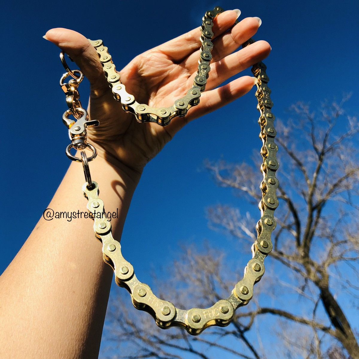 Handmade Bike Motorcycle Pant Chains heavy Industrial Wallet Keychain Size ONE SIZE - 7 Thumbnail