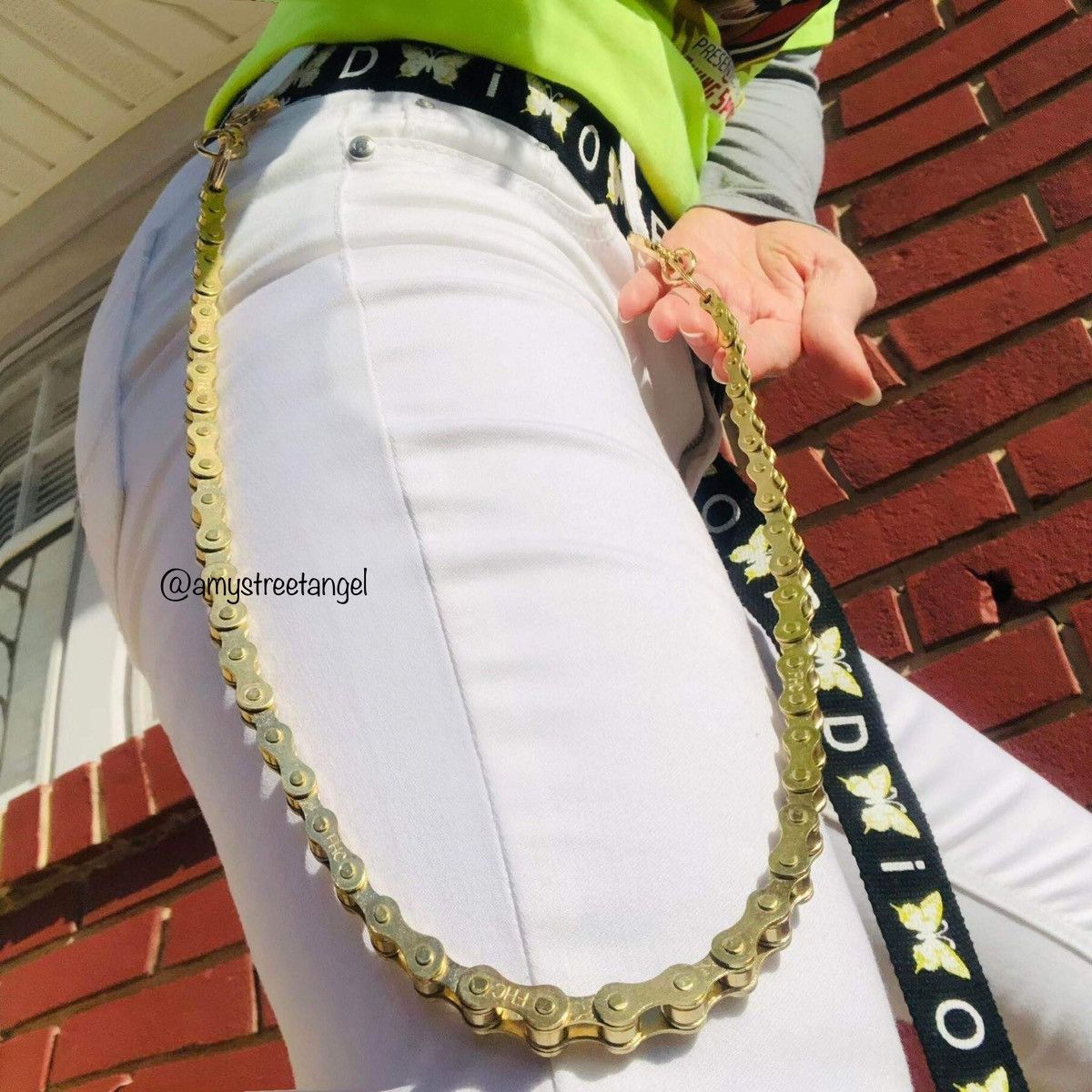 Handmade Bike Motorcycle Pant Chains heavy Industrial Wallet Keychain Size ONE SIZE - 1 Thumbnail