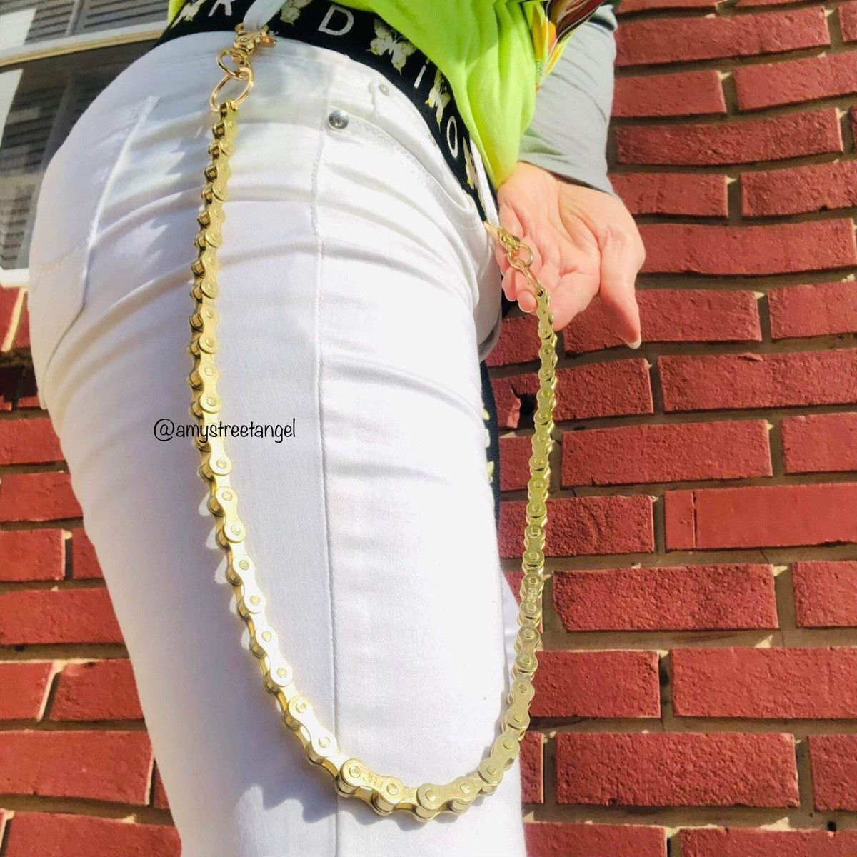 Handmade Bike Motorcycle Pant Chains heavy Industrial Wallet Keychain Size ONE SIZE - 2 Thumbnail