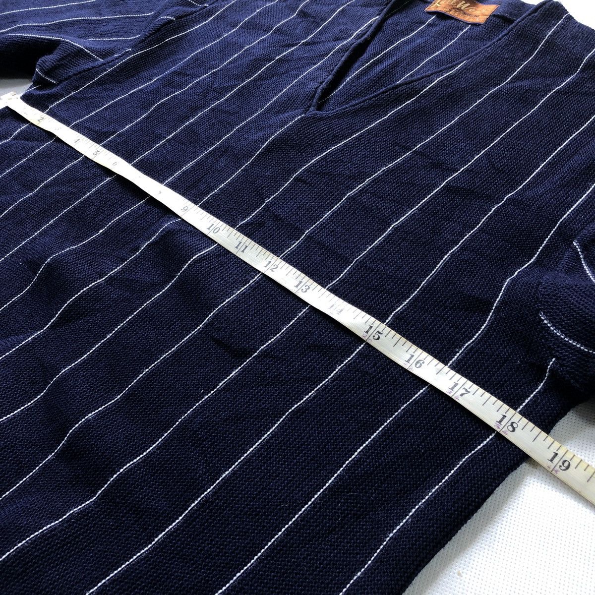 Vintage Rare! Vintage Wabash Stripes Japanese V-Neck Knitwear Jumper Size US M / EU 48-50 / 2 - 7 Thumbnail