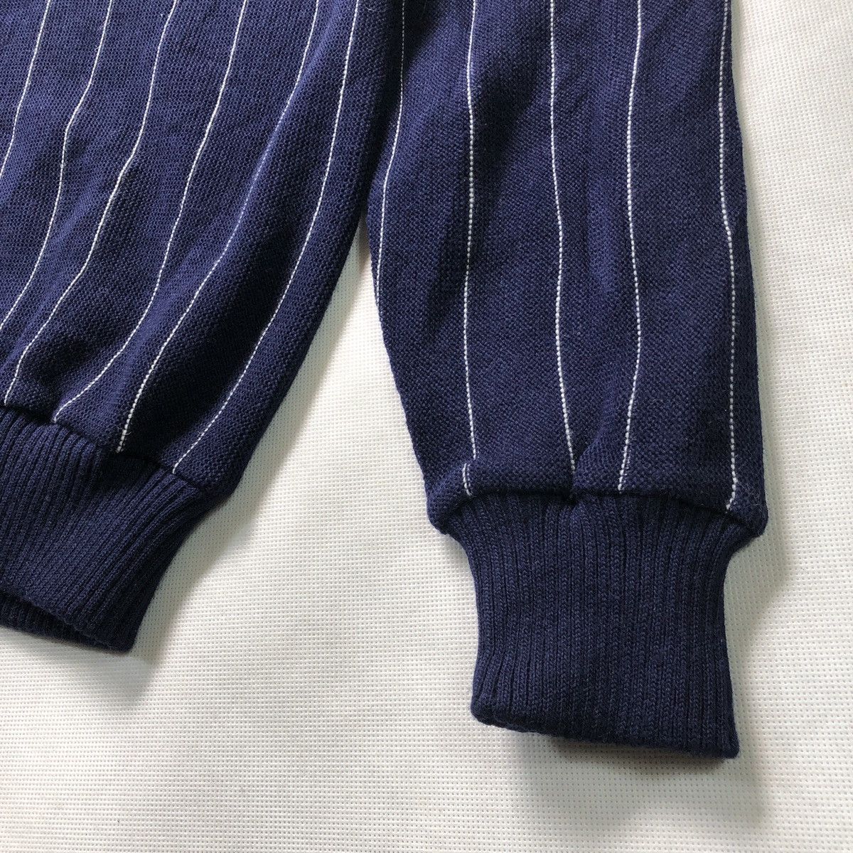 Vintage Rare! Vintage Wabash Stripes Japanese V-Neck Knitwear Jumper Size US M / EU 48-50 / 2 - 4 Thumbnail